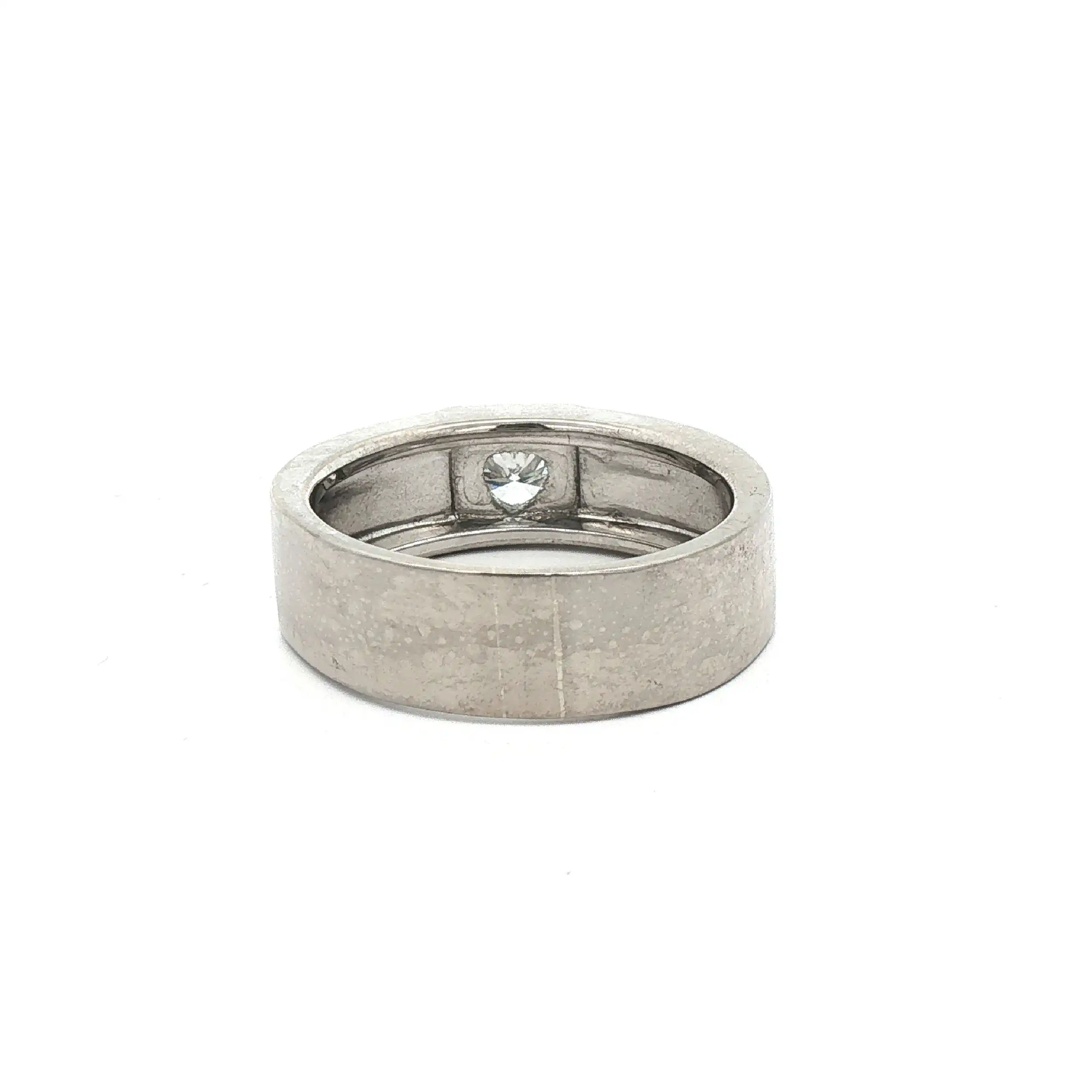 Ring Weißgold mit Brillant Herzchen Ring Weißgold mit Brillant Herzchen