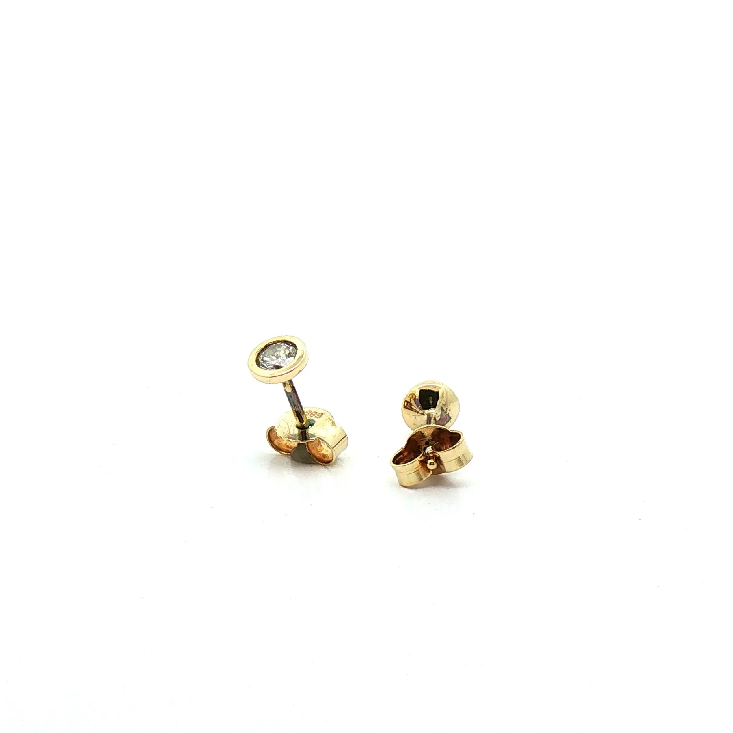 Ohrstecker Gelbgold mit Brillanten Ohrstecker Gelbgold mit Brillanten