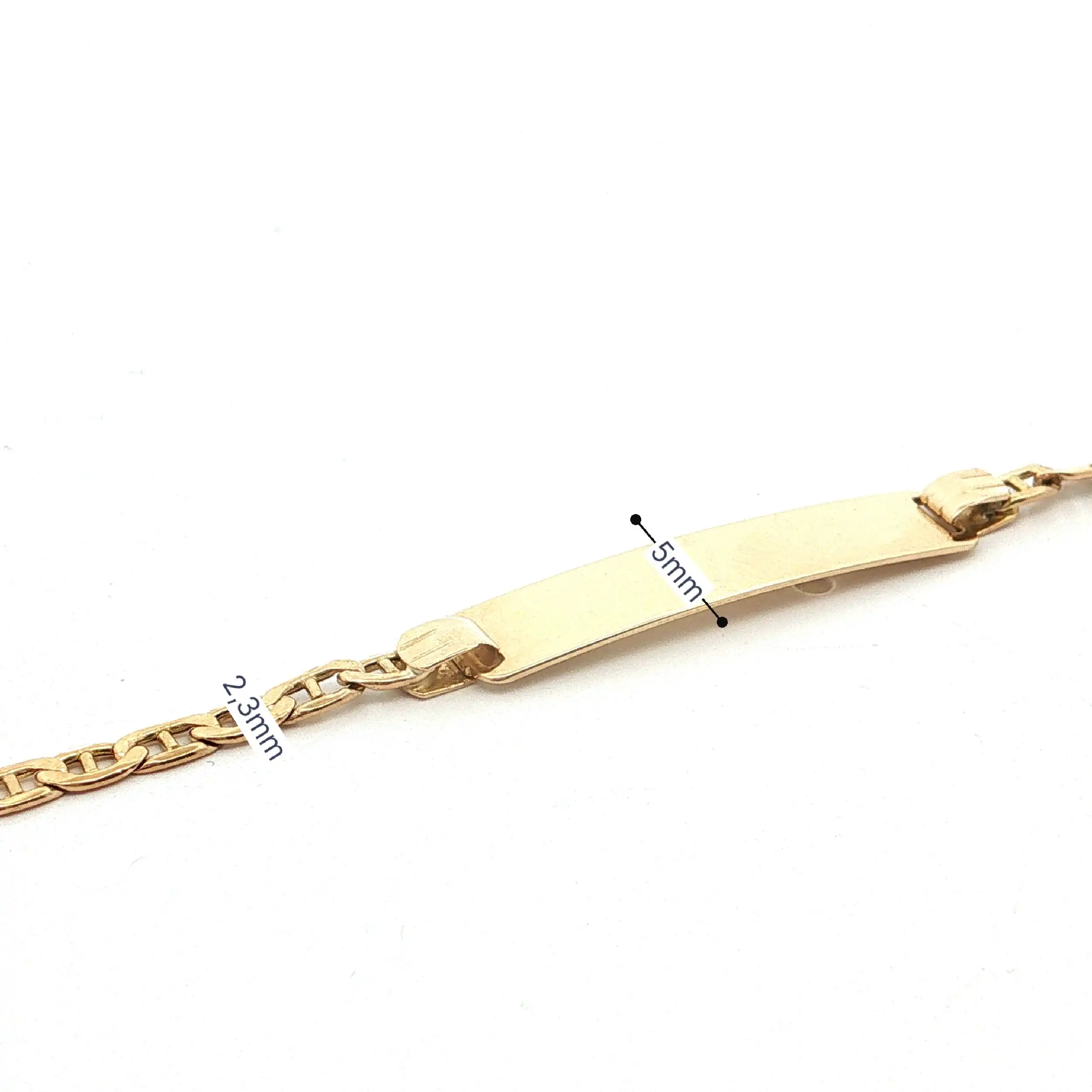 Identarmband Gelbgold Identarmband Gelbgold