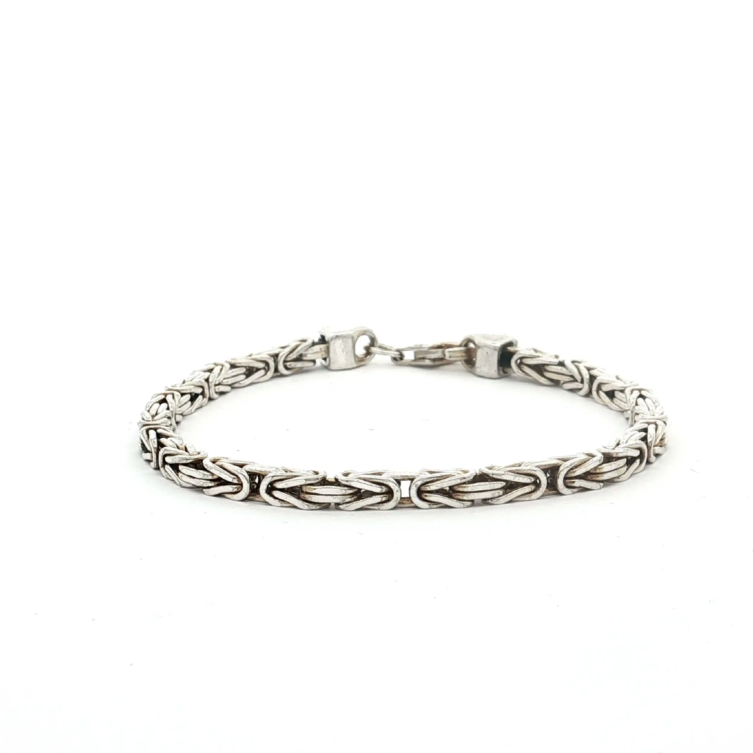 Königskettenarmband Silber teilvergoldet