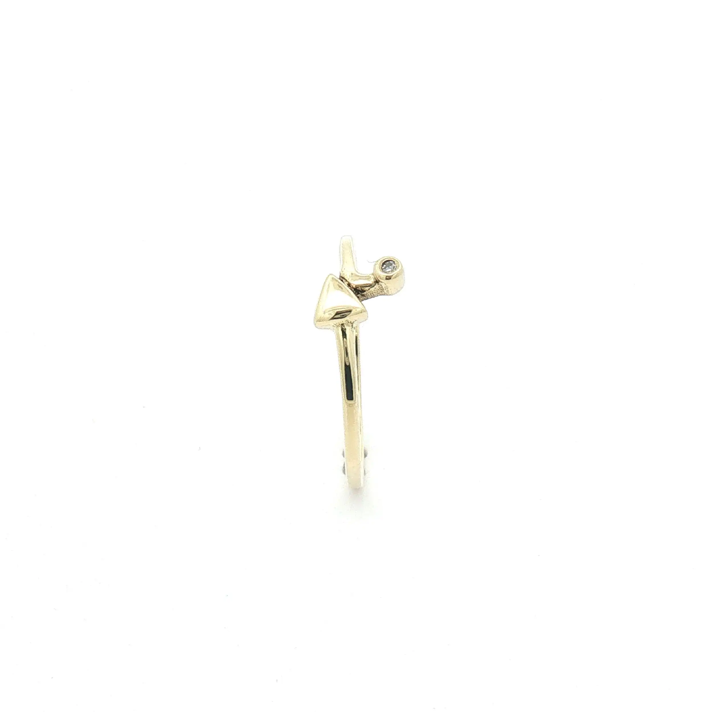 Ring Gelbgold mit Diamant