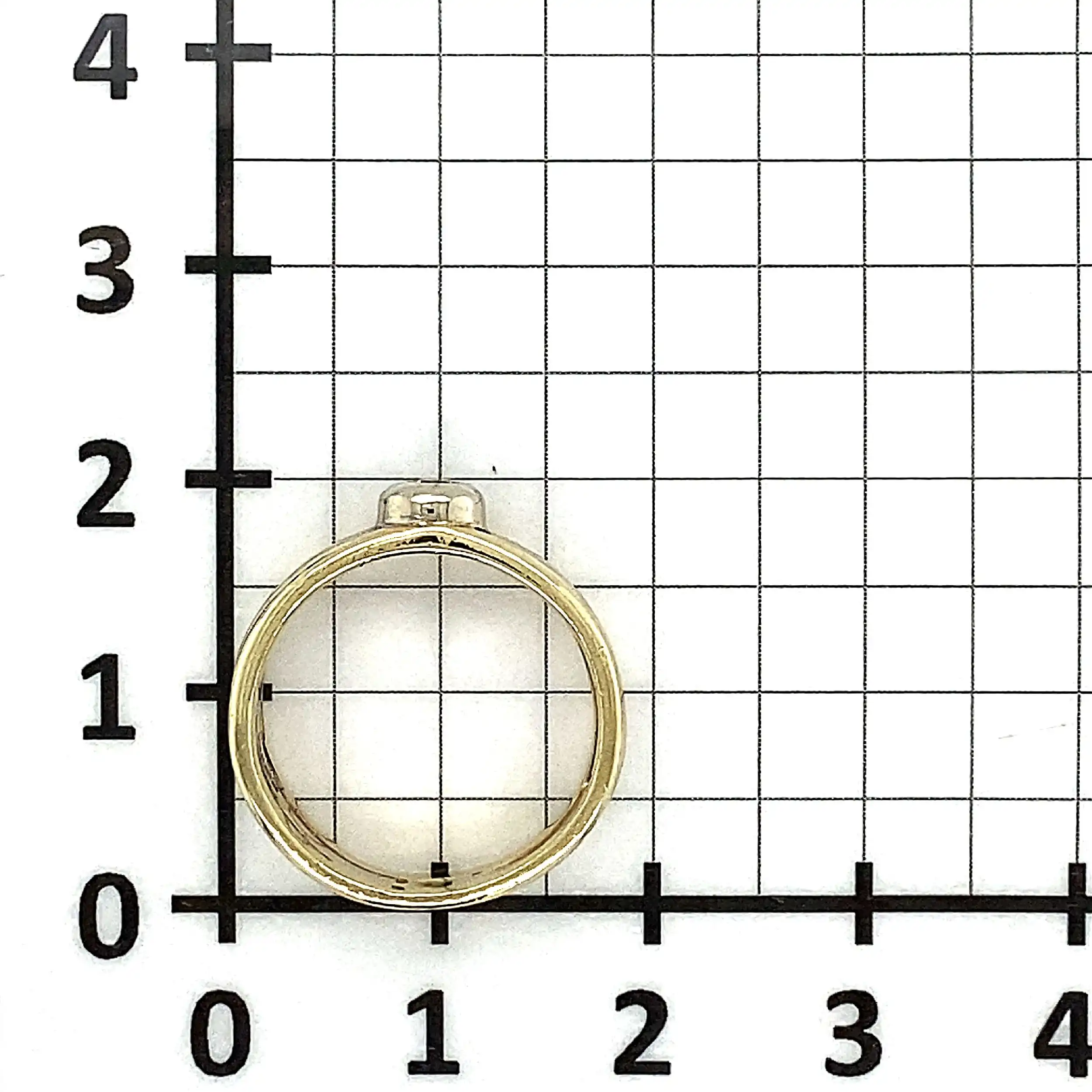 Ring Bicolor mit Brillant Ring Bicolor mit Brillant