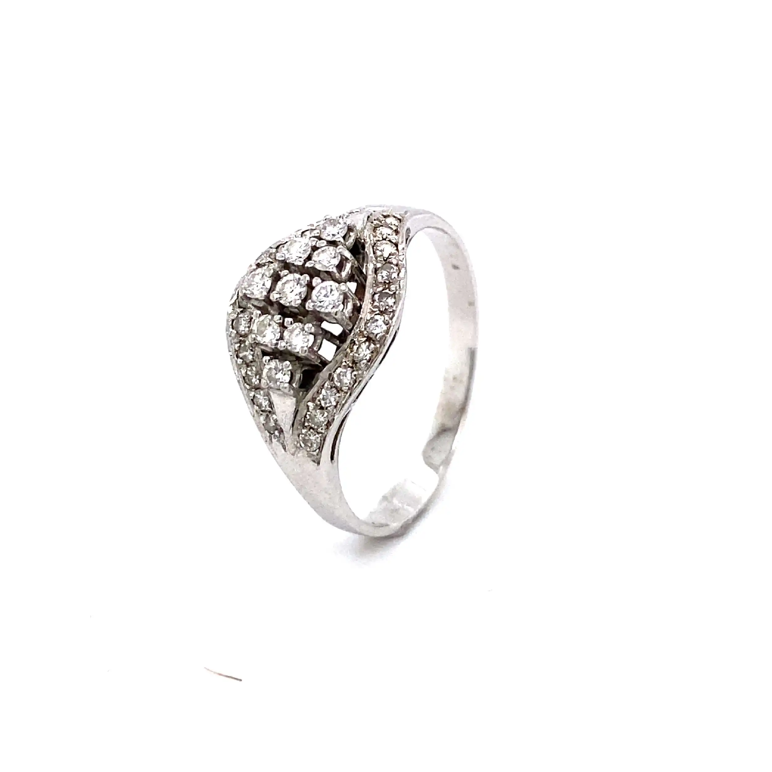 Ring Weißgold mit Brillanten