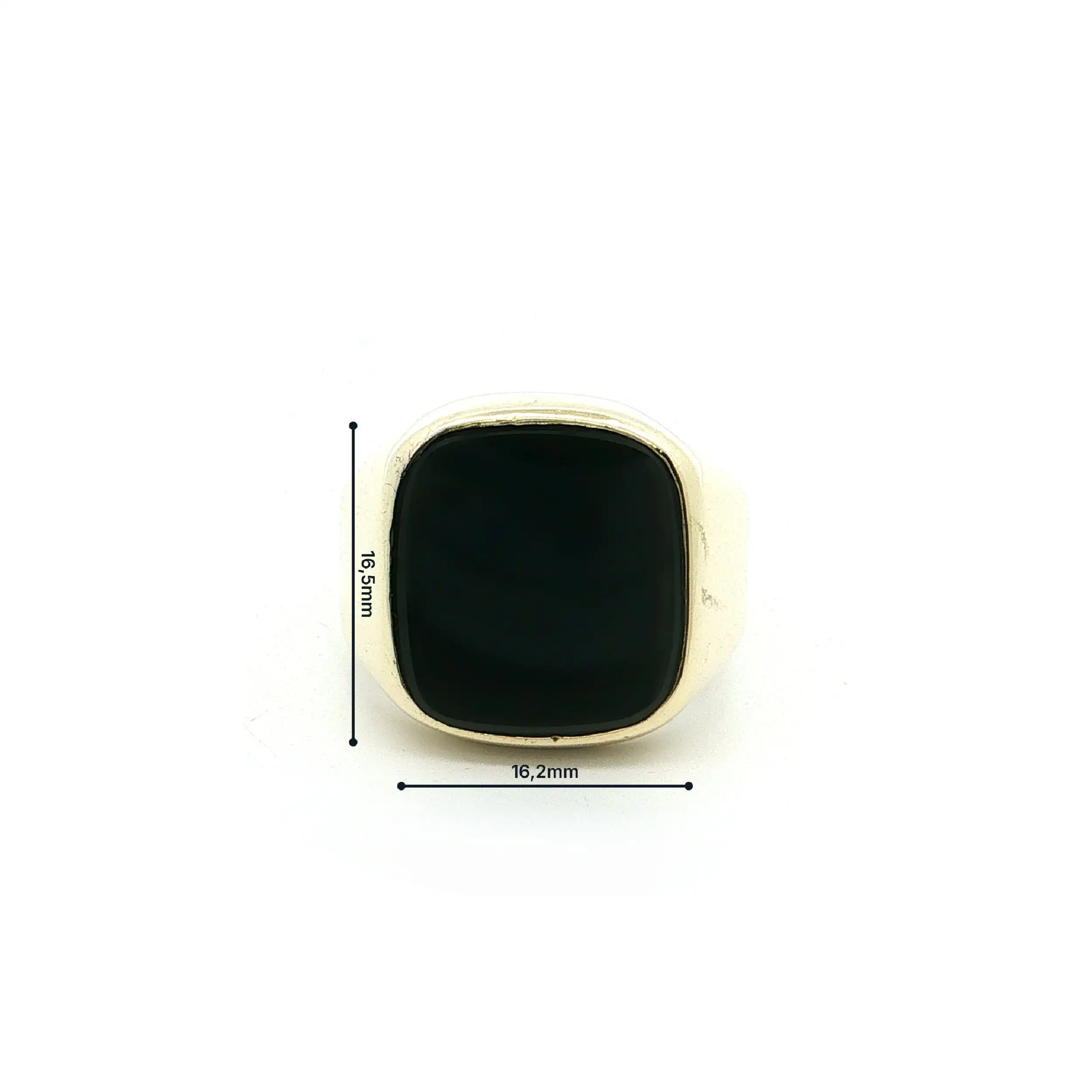 Ring Gelbgold mit Onyx