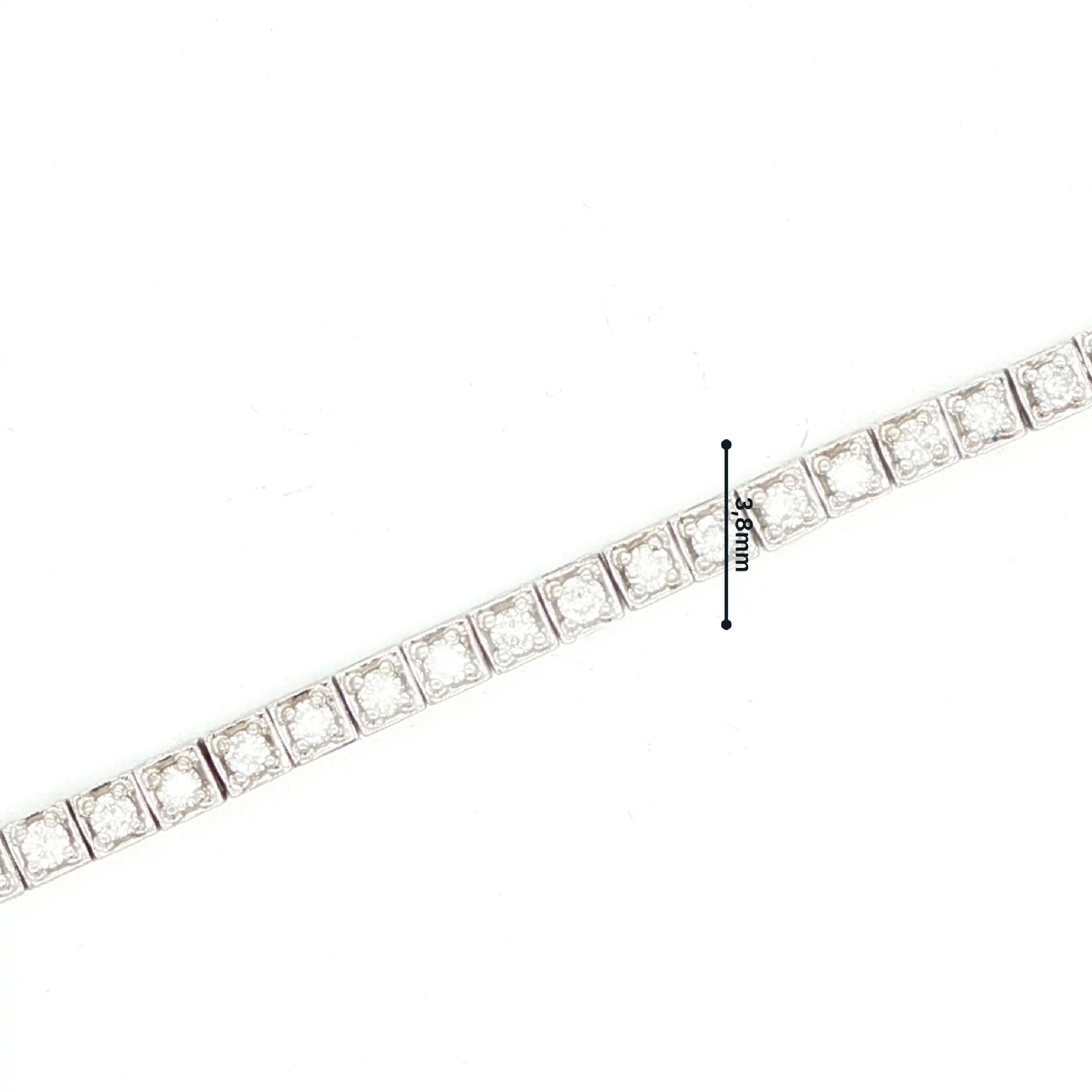 Tennisarmband Weißgold mit Brillanten