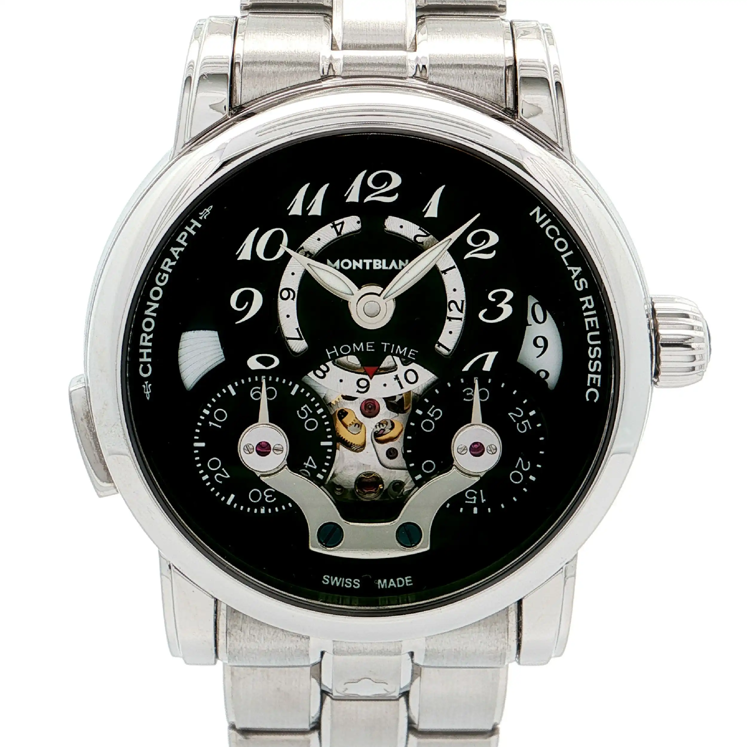 Herrenuhr Montblanc Nicolas Rieussec Automatik Ref.107070 mit Box und Papieren