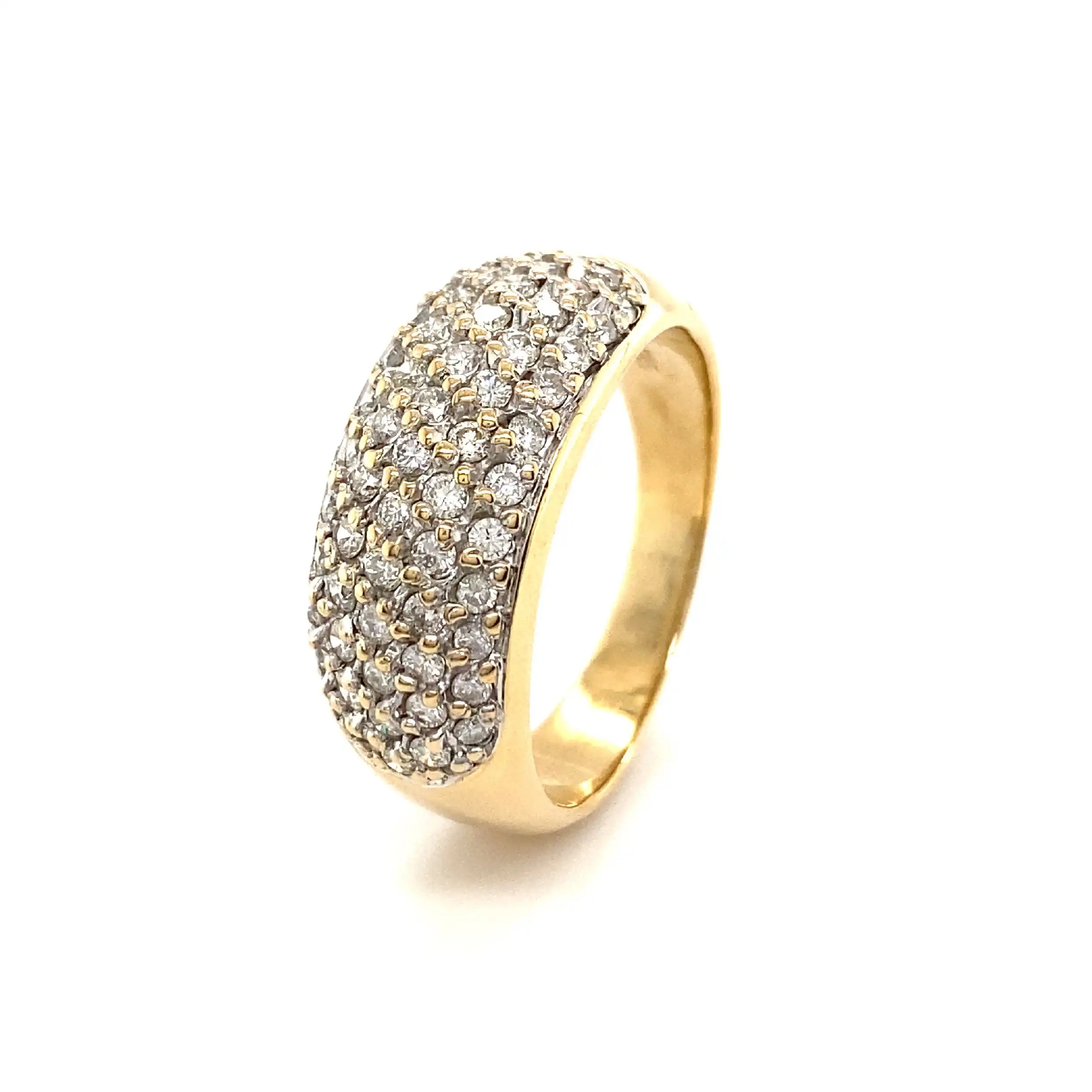 Ring Gelbgold mit Brillanten Ring Gelbgold mit Brillanten