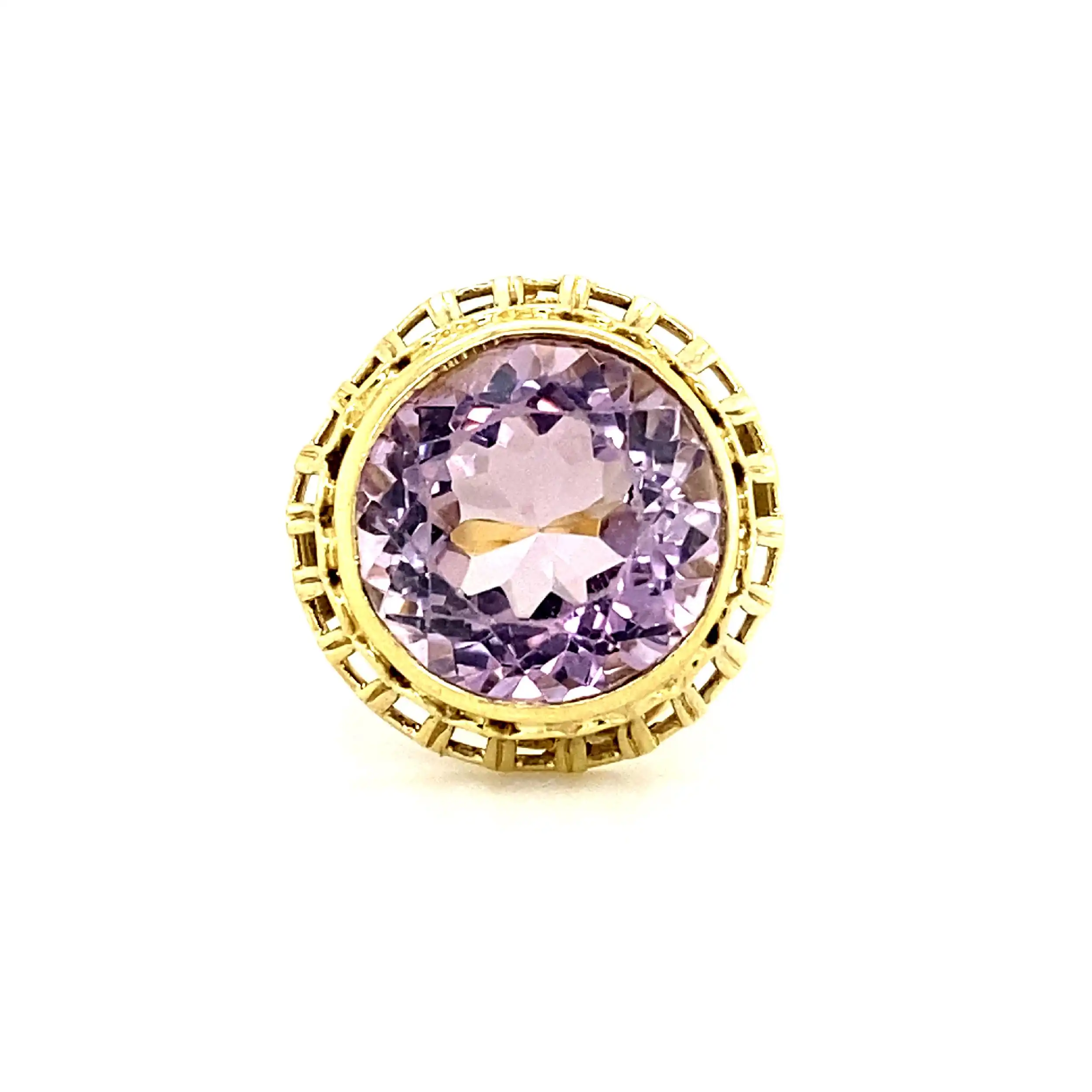 Ring Gelbgold mit Amethyst Ring Gelbgold mit Amethyst