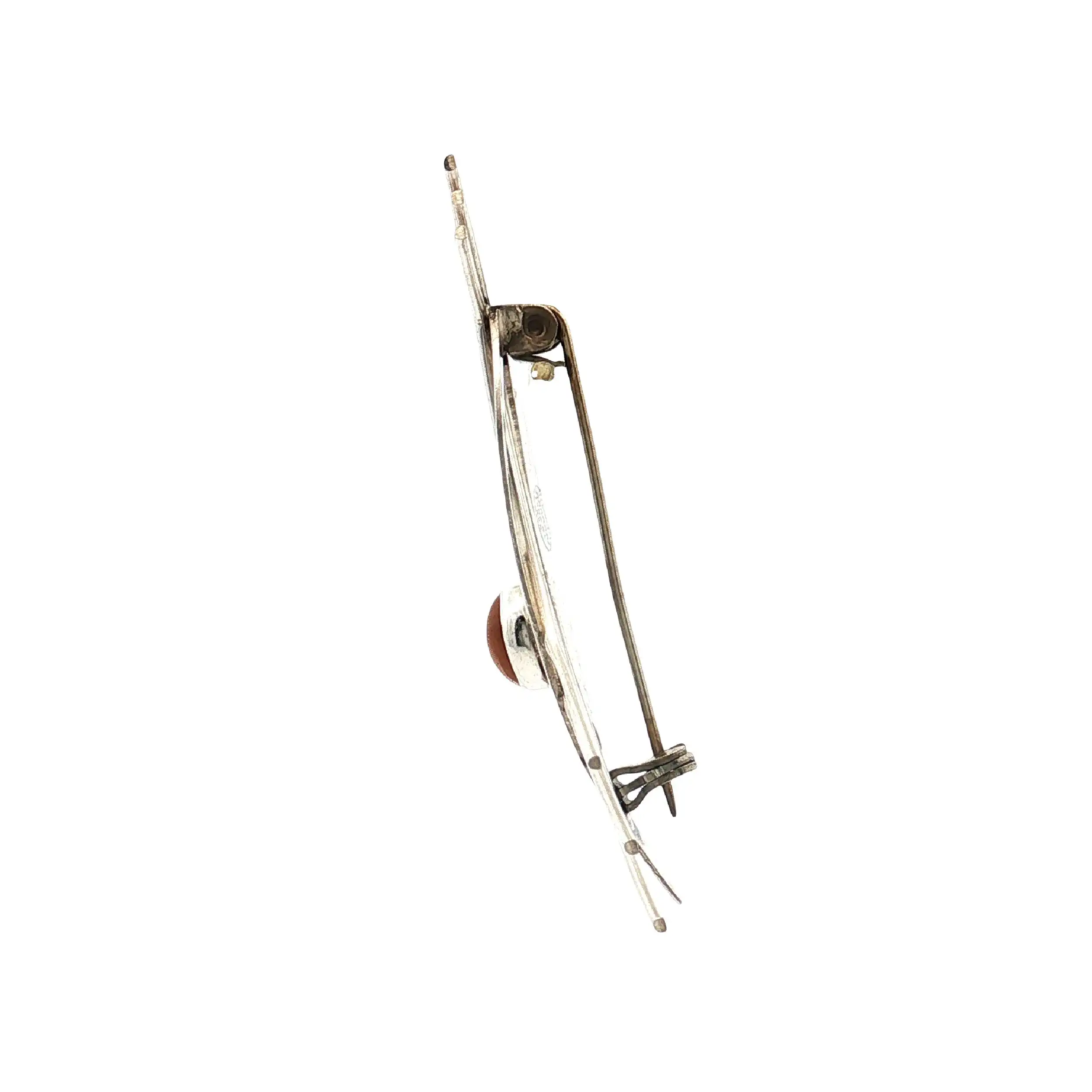 Brosche Silber mit Tigerauge Brosche Silber mit Tigerauge