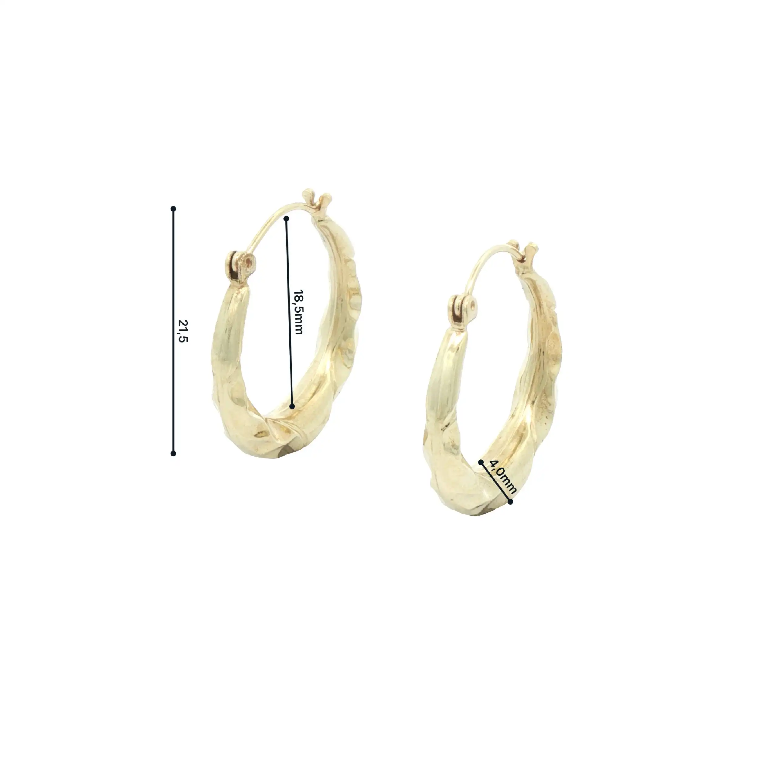 Creolen Gelbgold