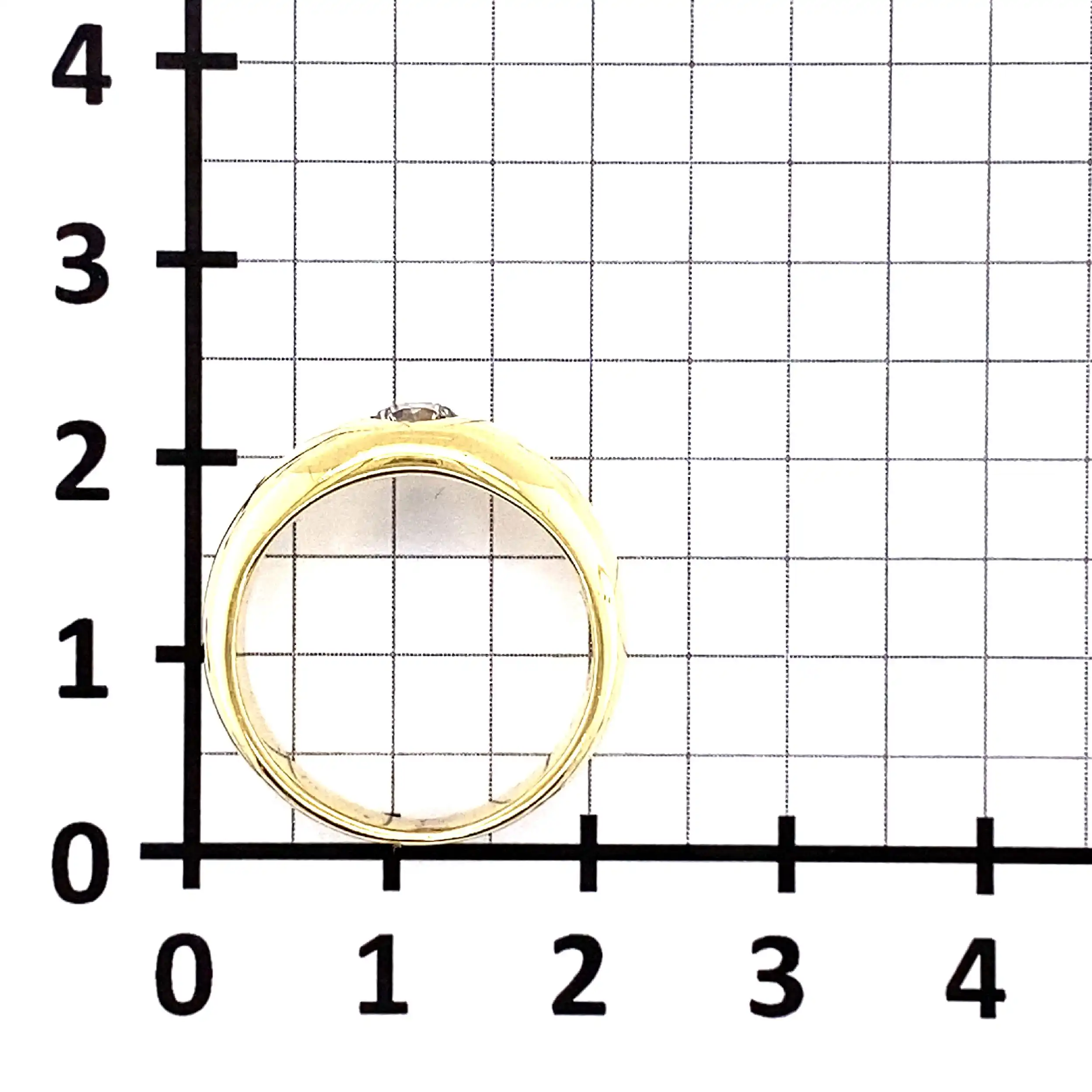 Ring Gelbgold mit Brillant-Solitär