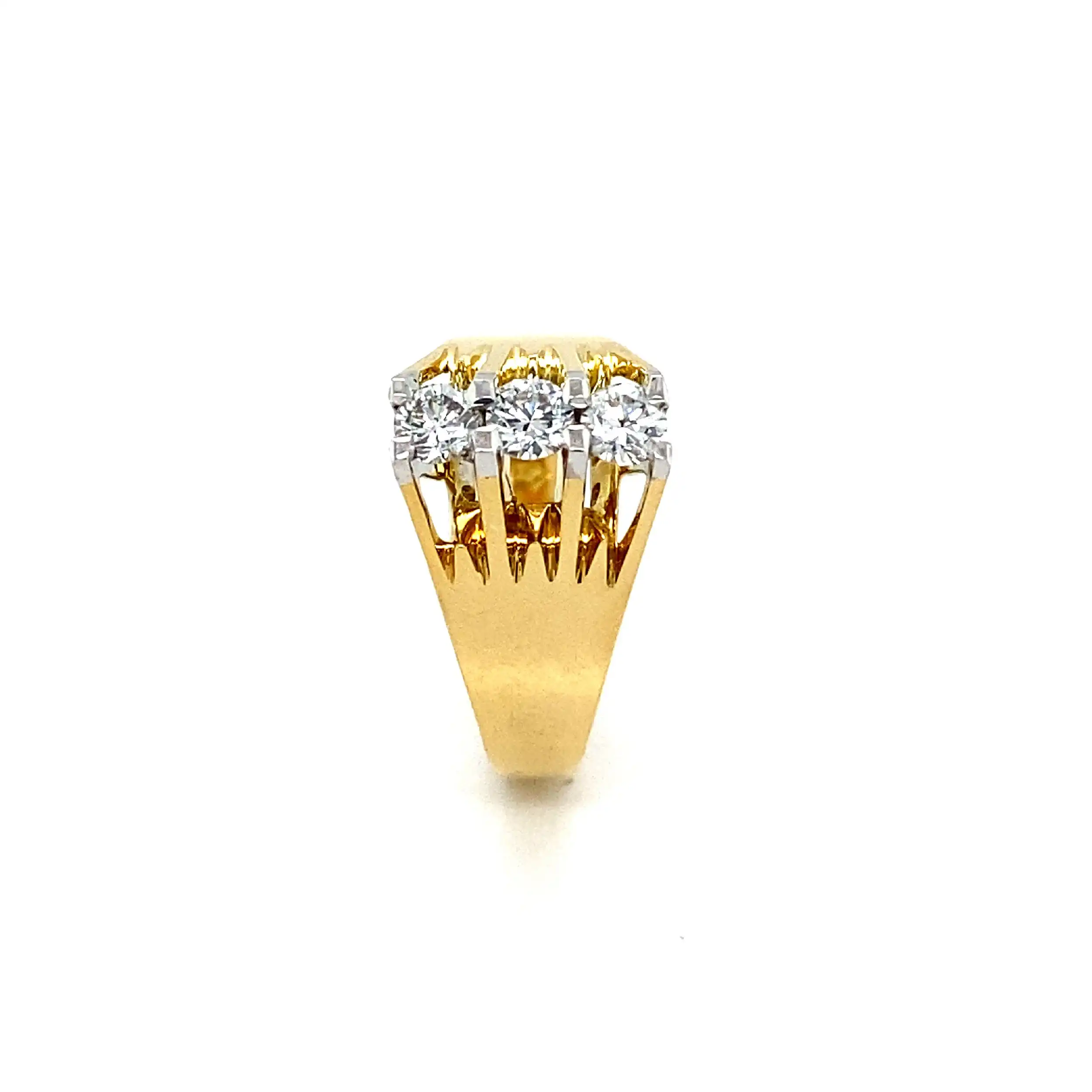 Ring Bicolor mit Brillanten Ring Bicolor mit Brillanten