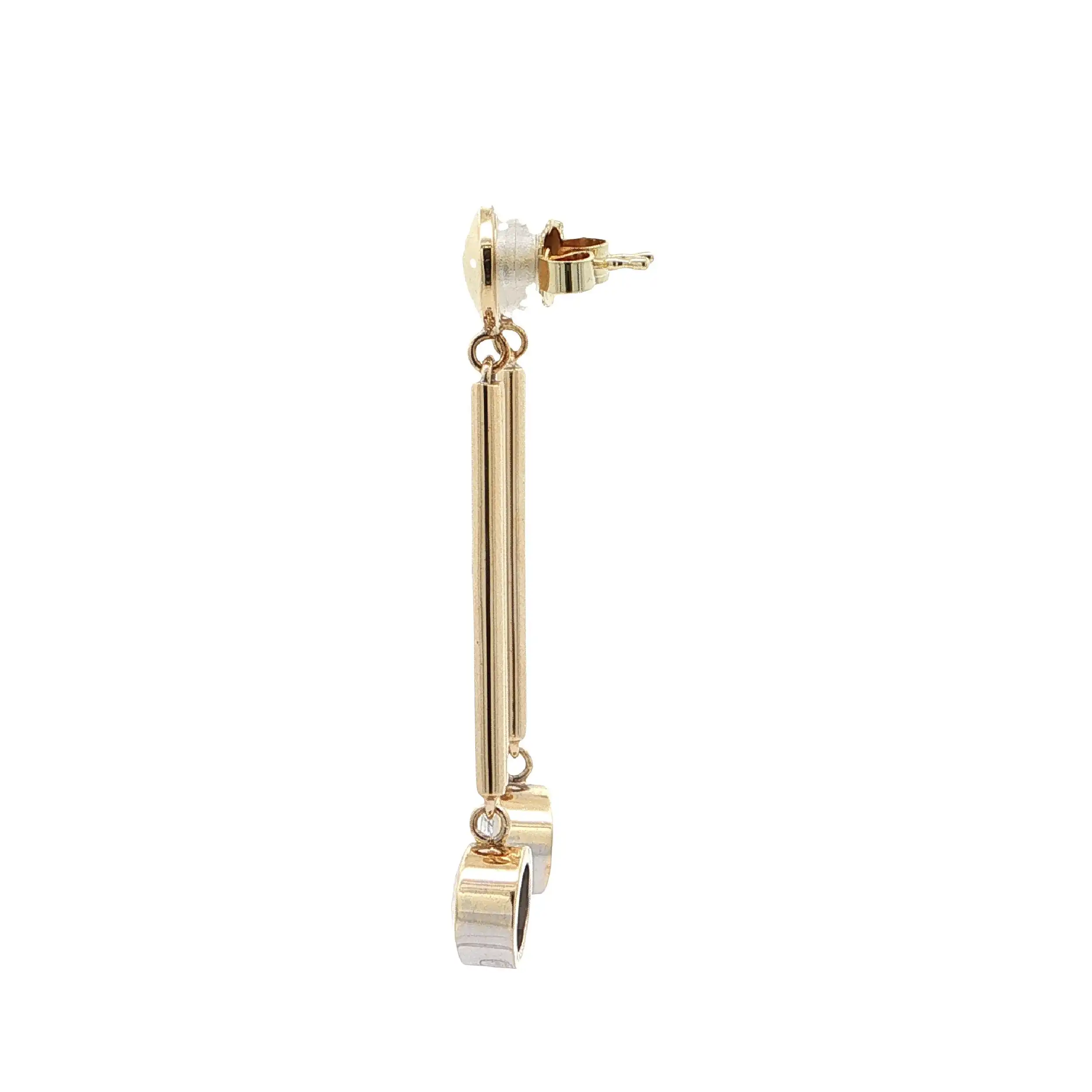 Ohrstecker Gelbgold mit Brillanten