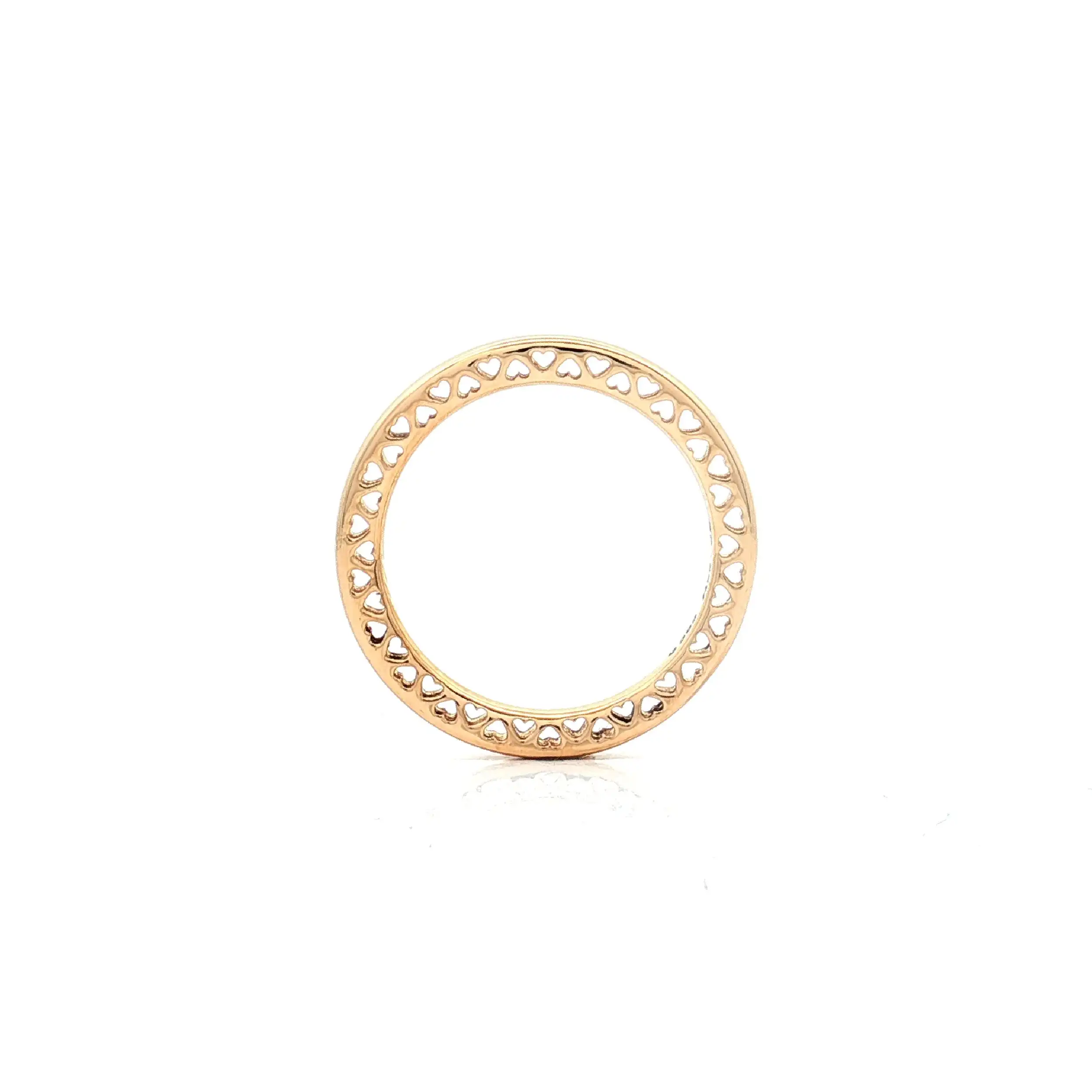 Ring Gelbgold Pandora hohl mit Herzen Ring Gelbgold Pandora hohl mit Herzen