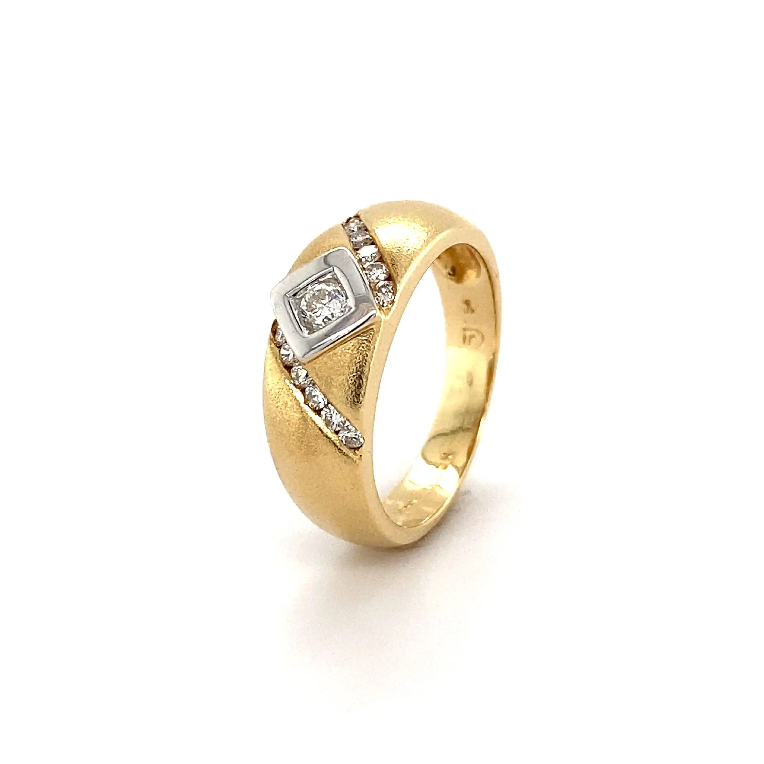 Ring Bicolor mit Brillanten Ring Bicolor mit Brillanten