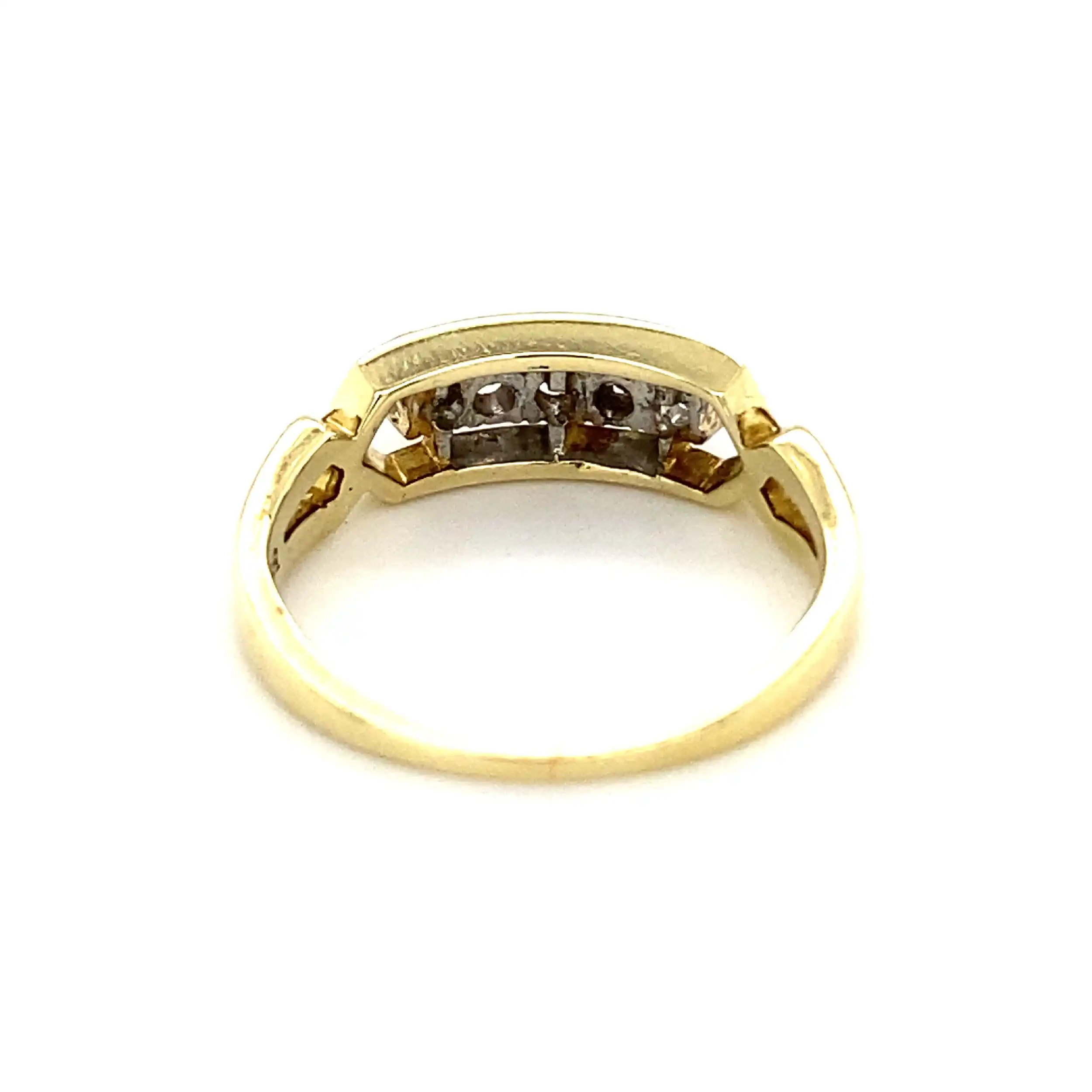Ring Gelbgold mit Brillanten