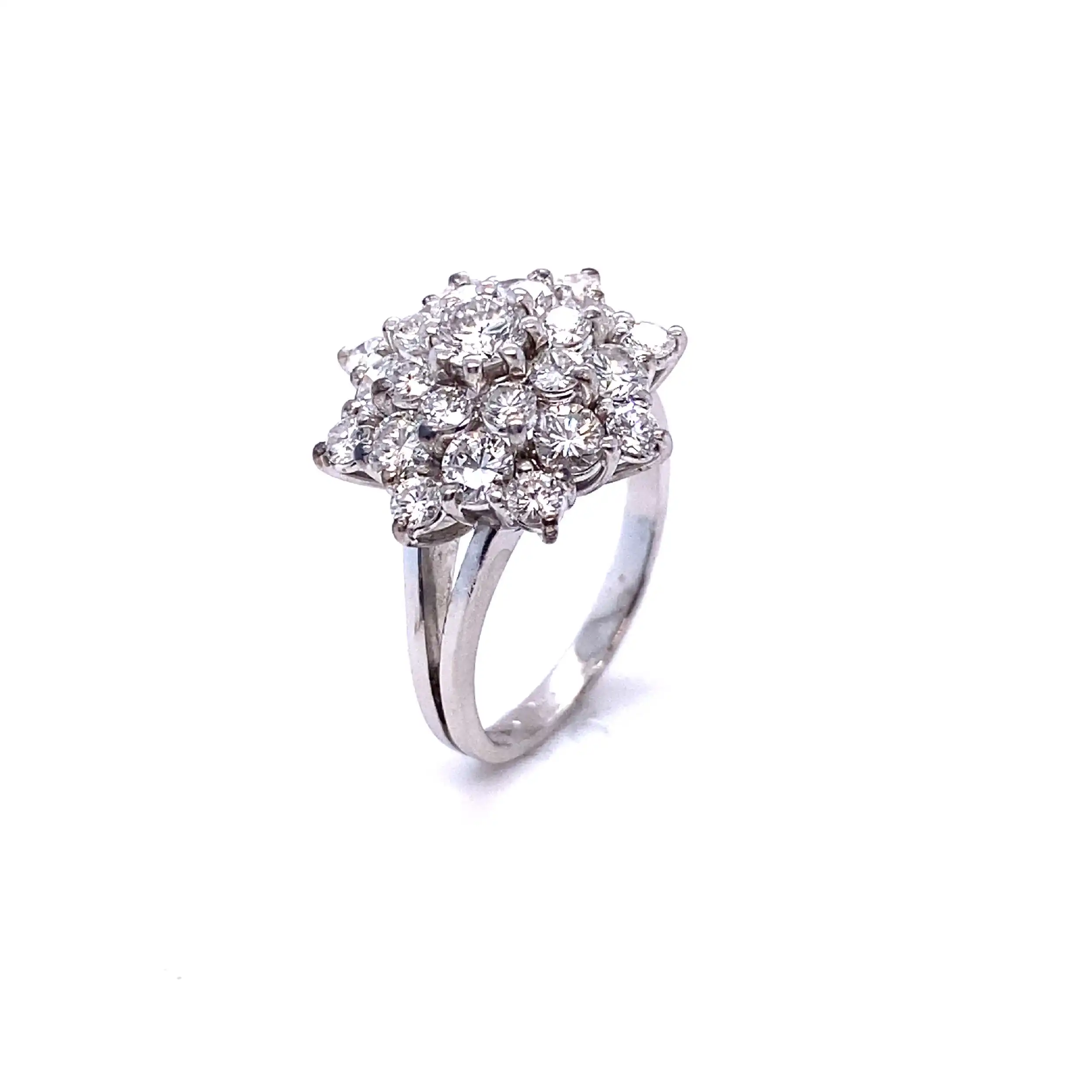 Ring Weißgold mit Brillanten ca. 2,00ct. Ring Weißgold mit Brillanten ca. 2,00ct.