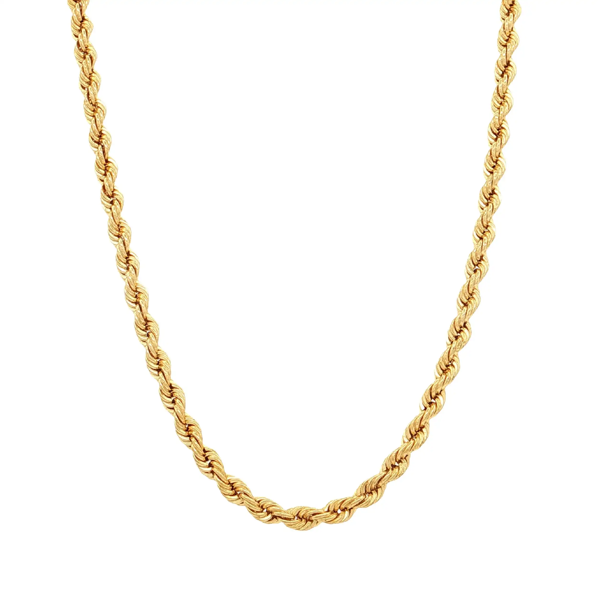 Kordelkette Gelbgold