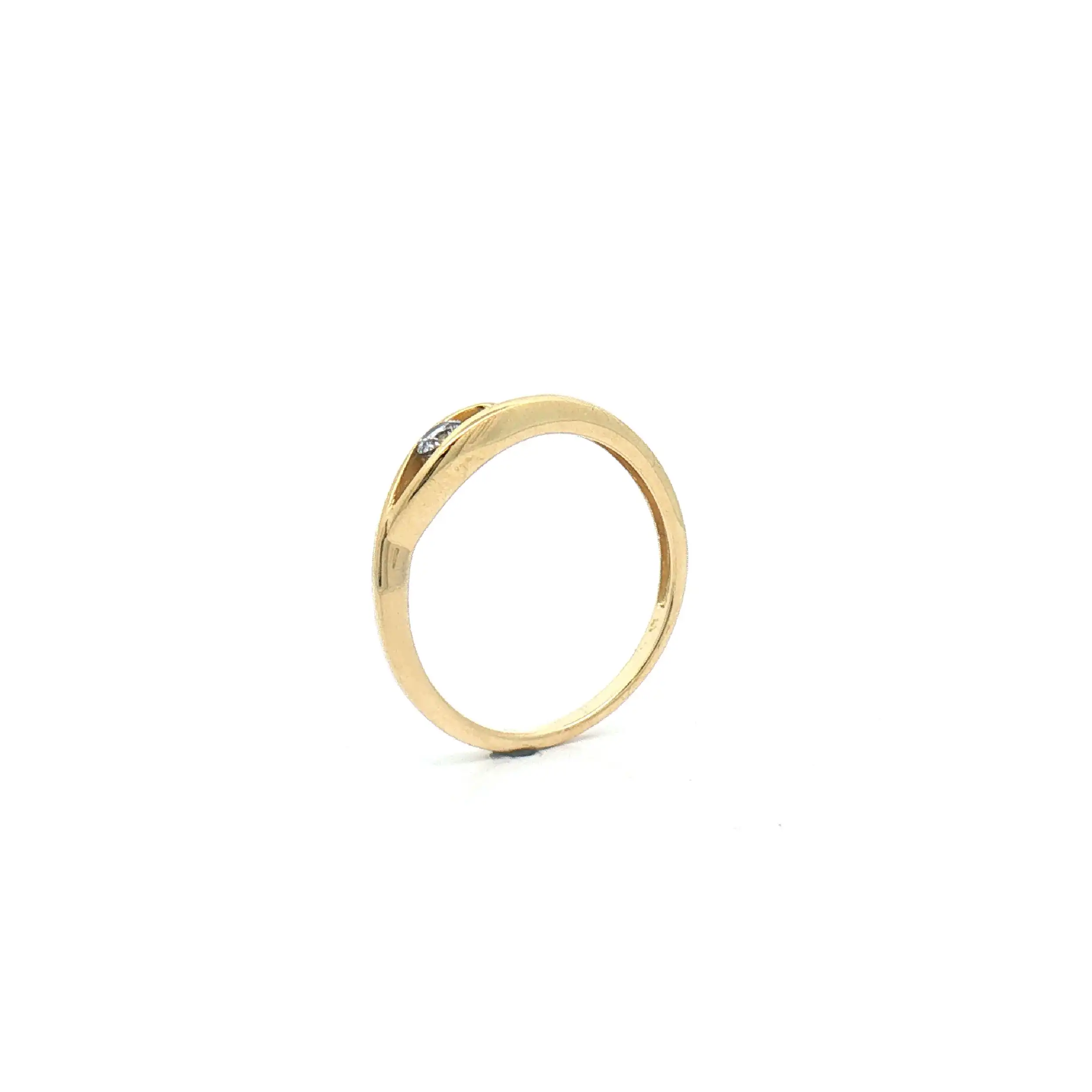 Ring Gelbgold mit Zirkonia