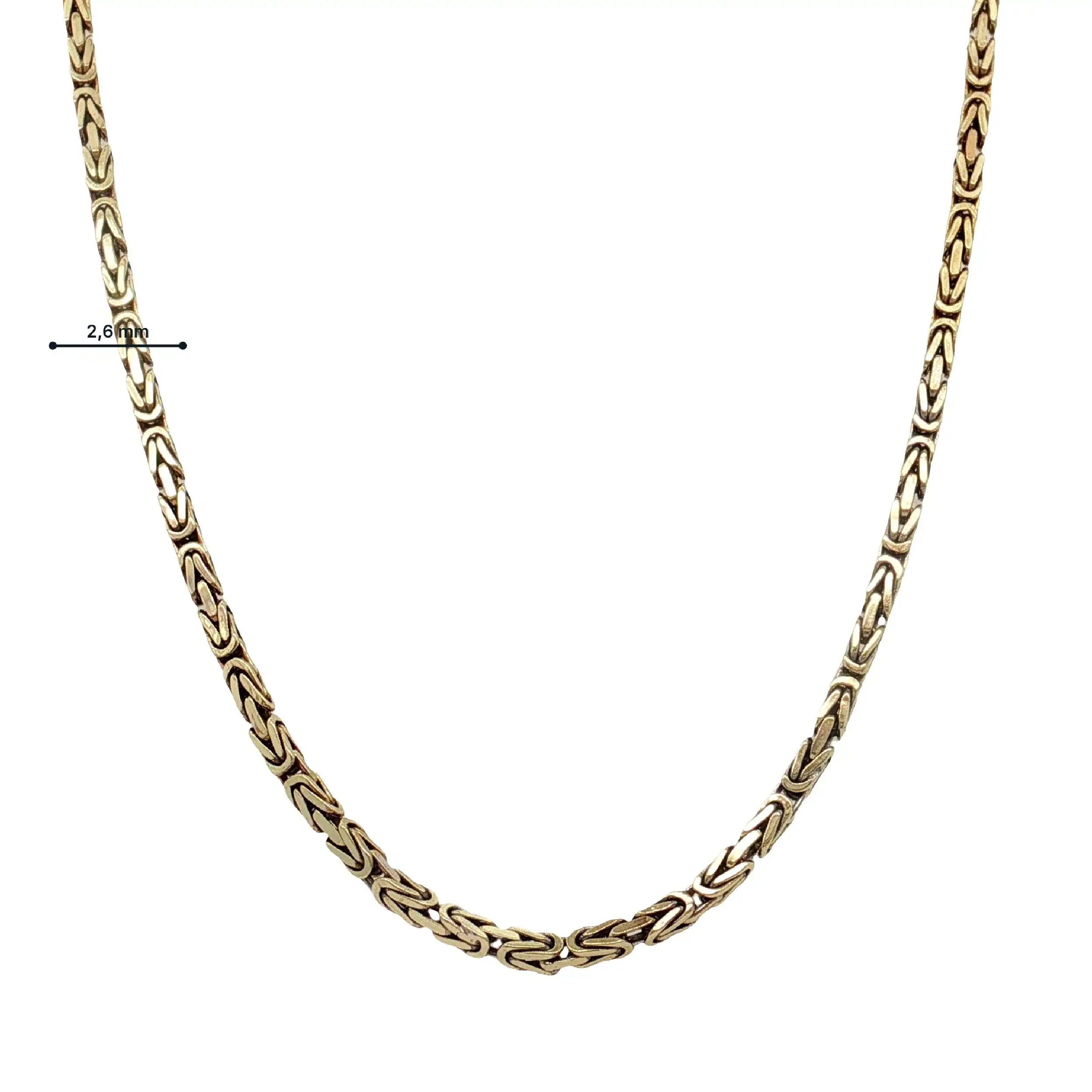 Königskette Gelbgold