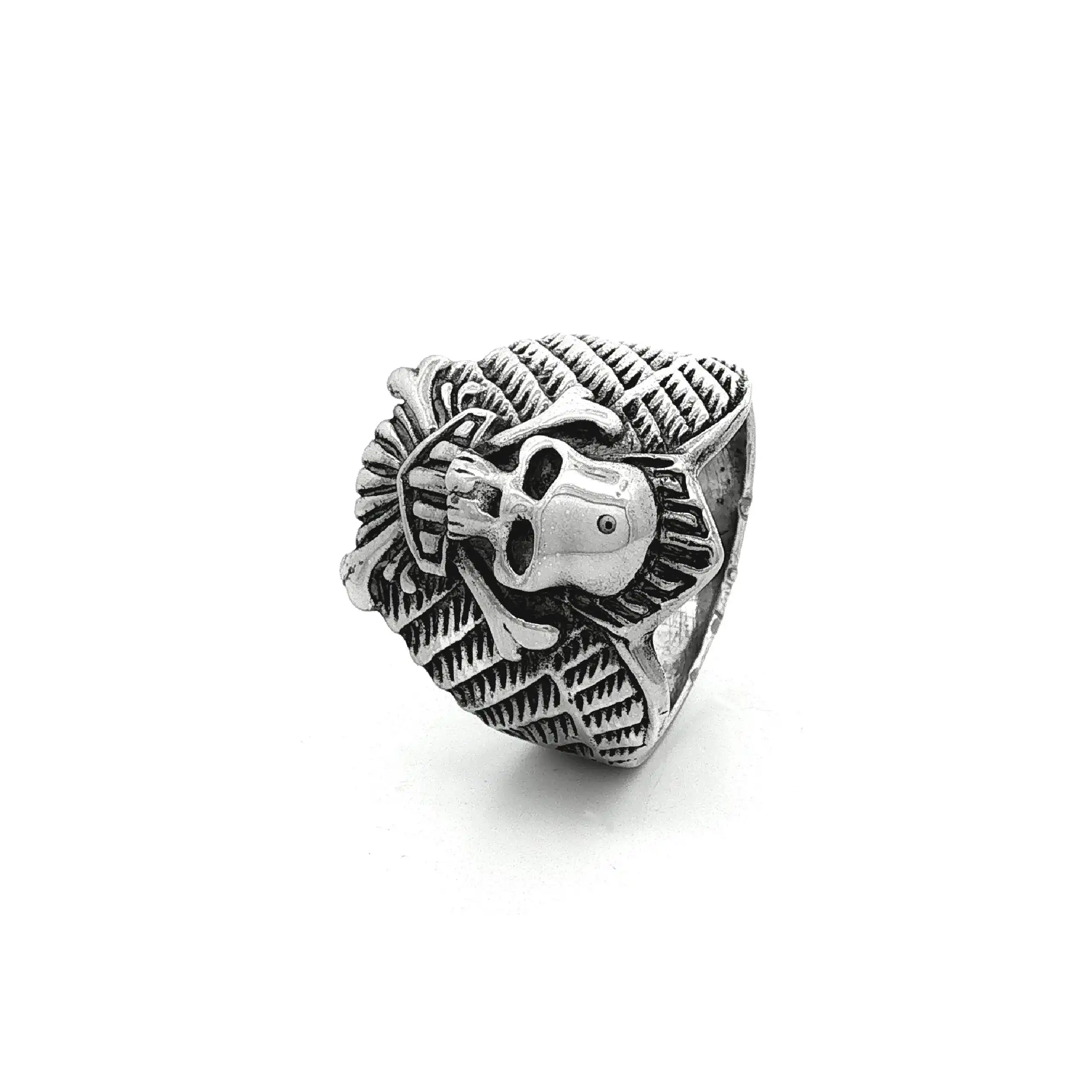 Ring Silber Totenkopf