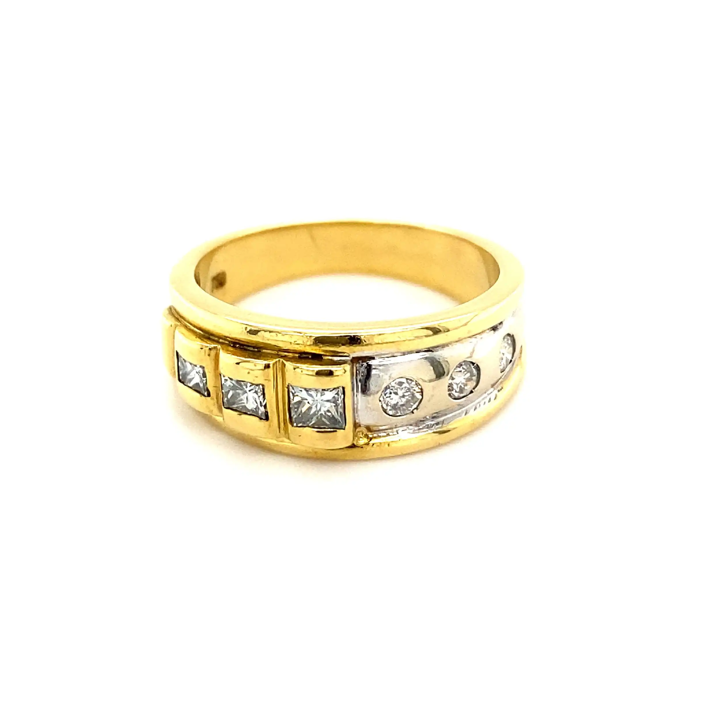 Ring Bicolor mit Brillanten