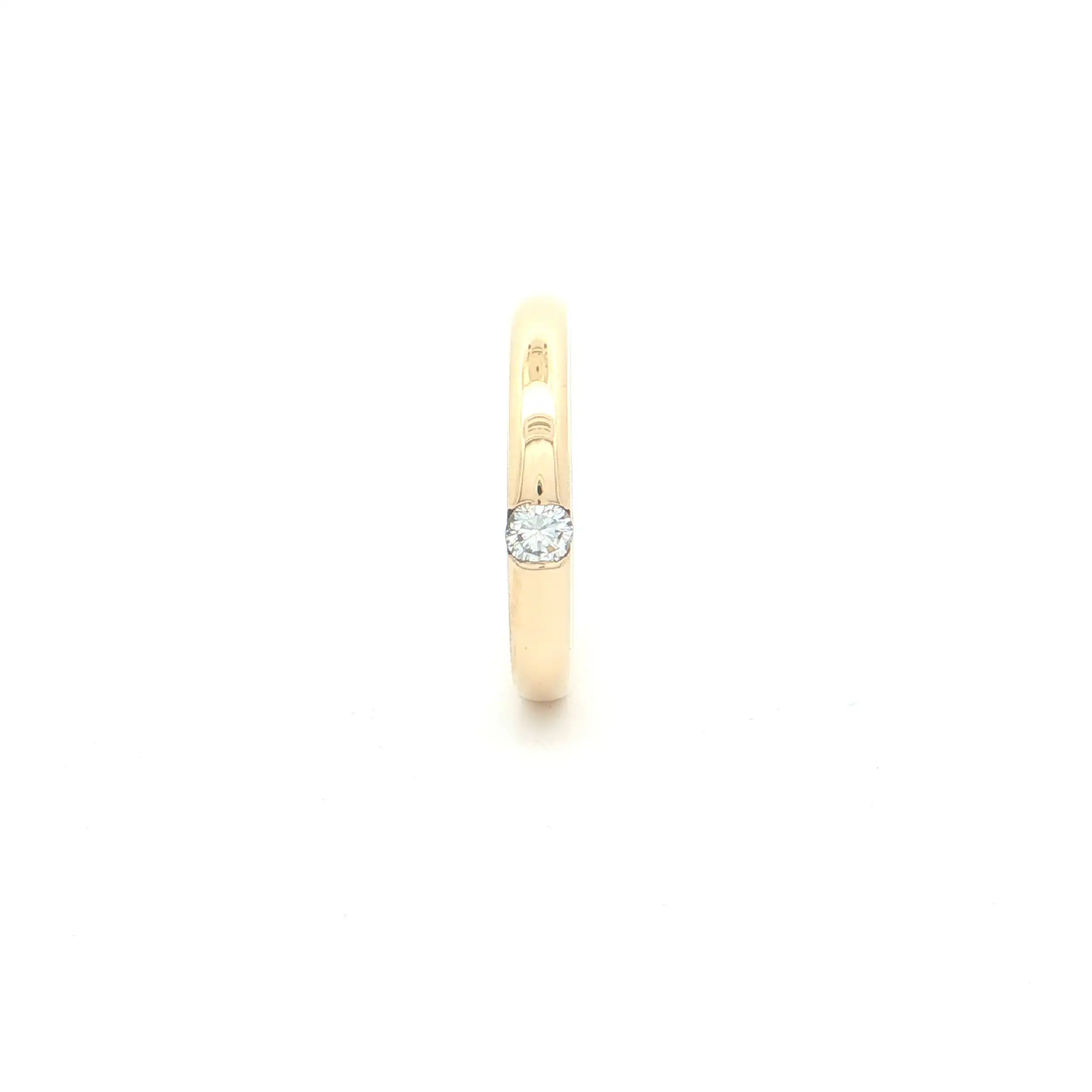 Ring Gelbgold mit Brillant Ring Gelbgold mit Brillant