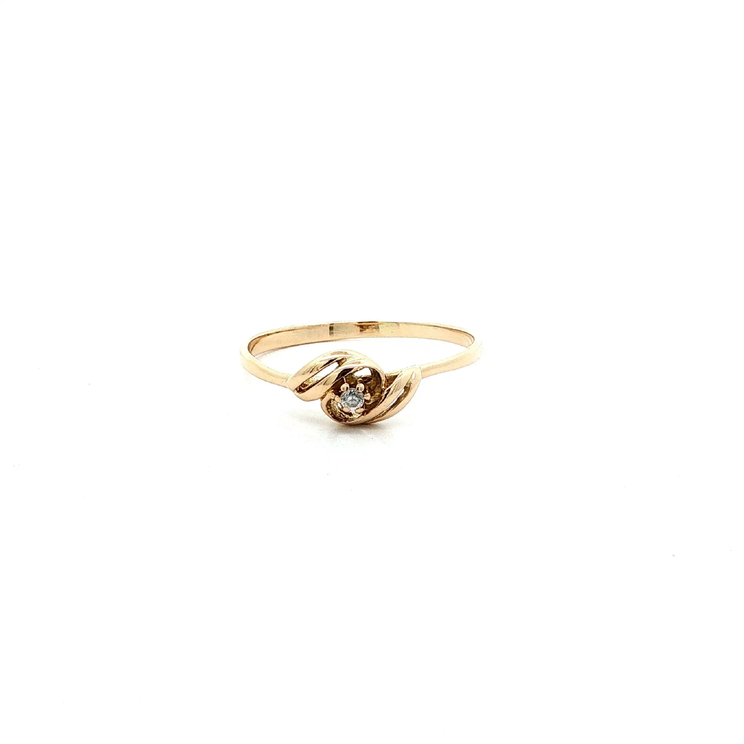 Ring Gelbgold mit Zirkonia