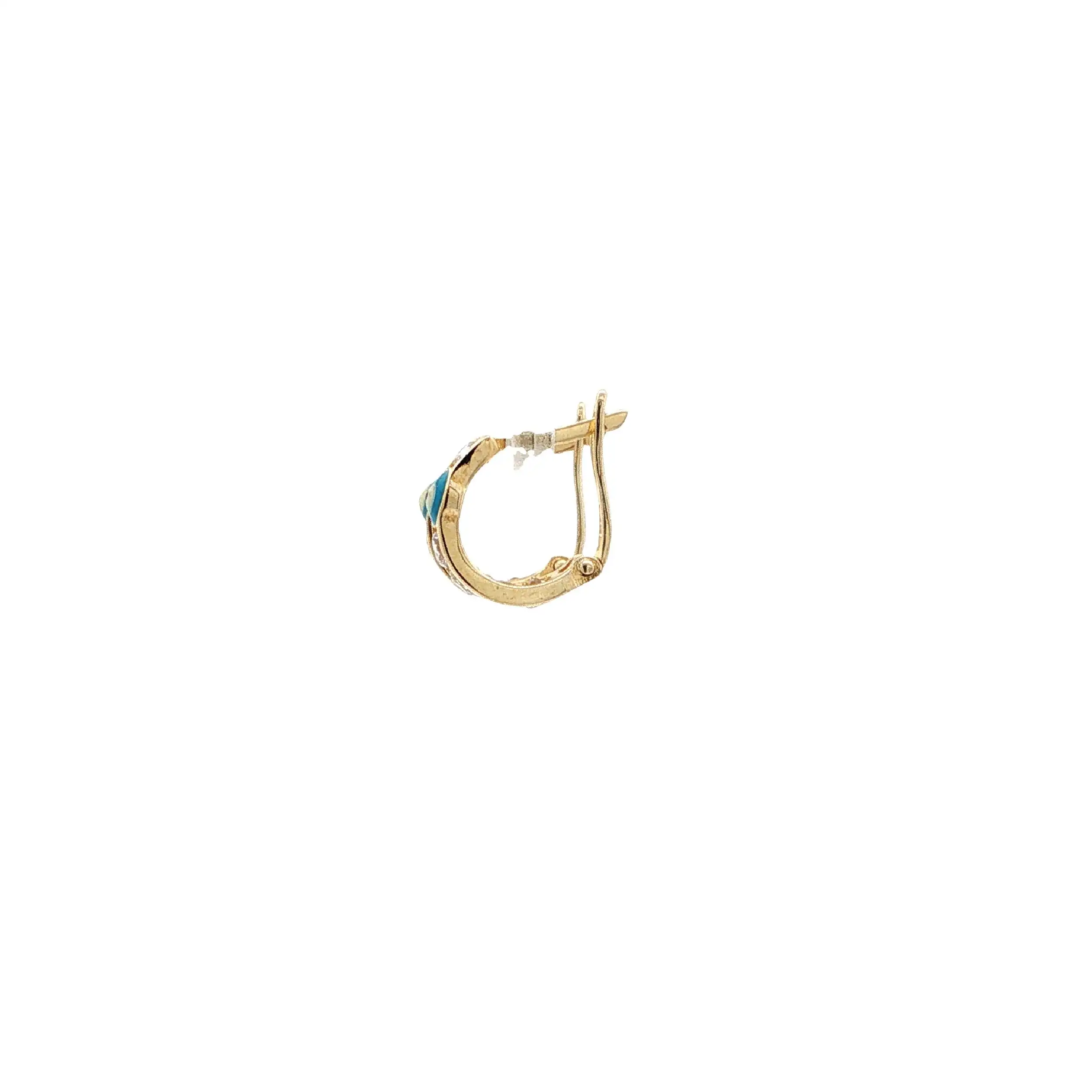 Kinderohrringe Gelbgold mit Zirkonia