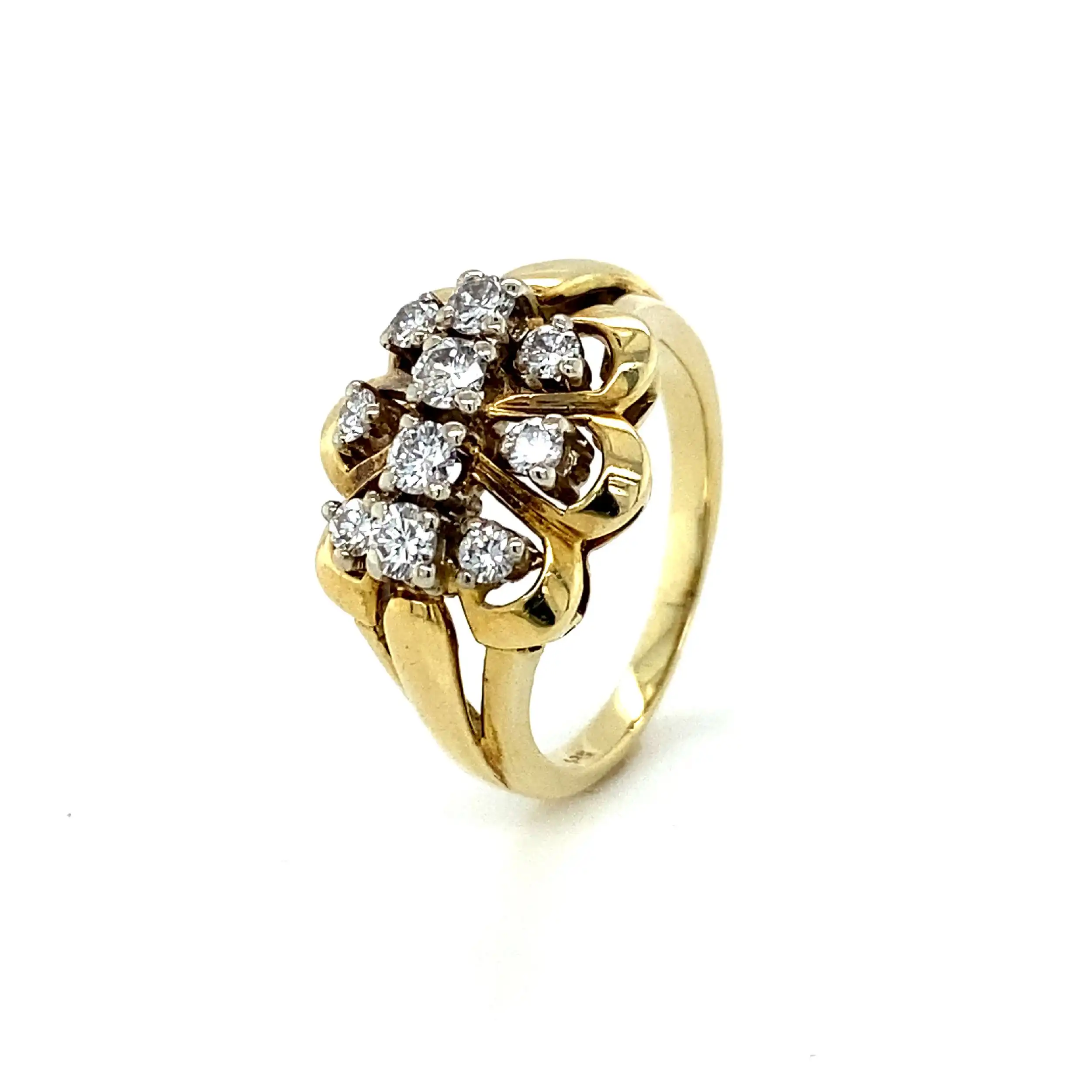 Ring Bicolor mit Brillanten Ring Bicolor mit Brillanten