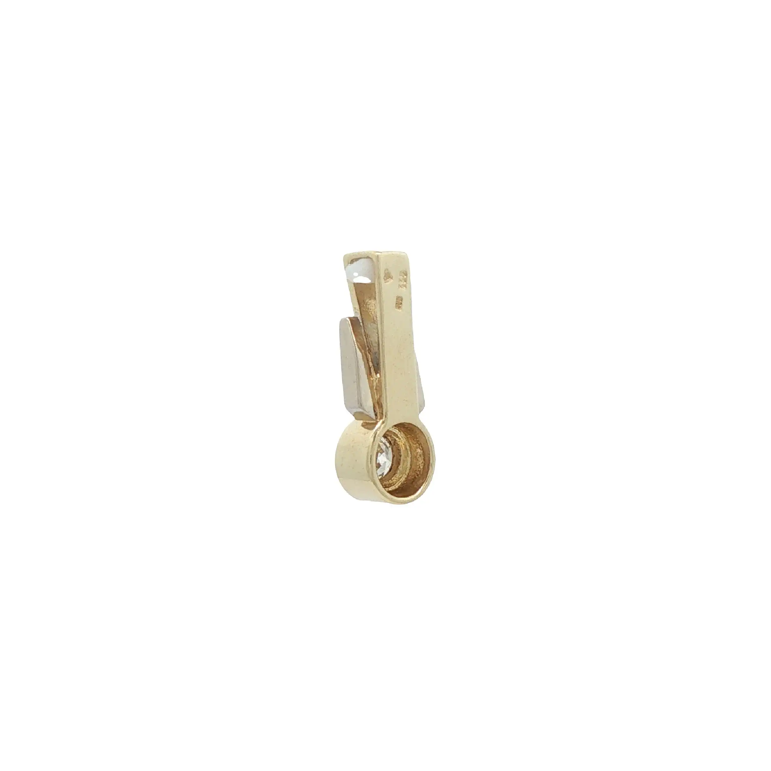 Anhänger Gelbgold mit Brillant Anhänger Gelbgold mit Brillant