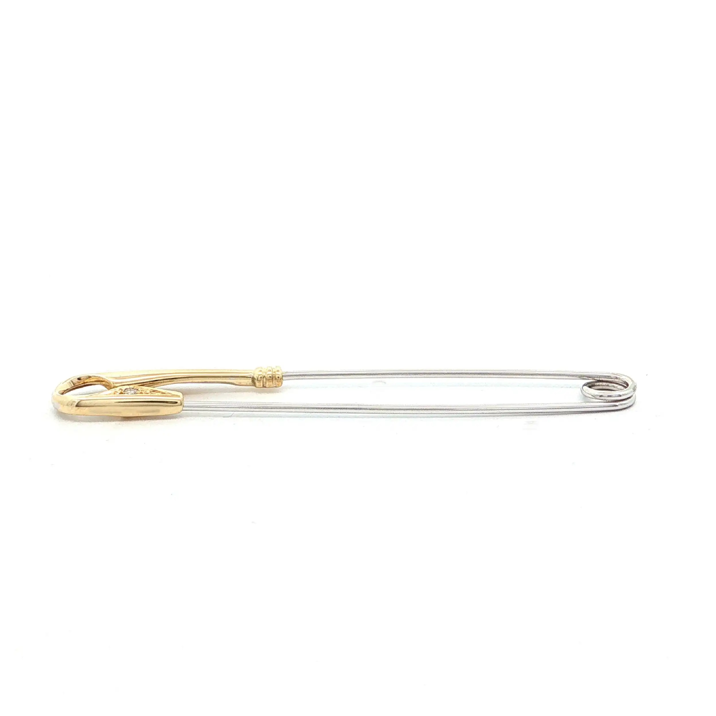 Anstecknadel Bicolor mit Brillant Anstecknadel Bicolor mit Brillant