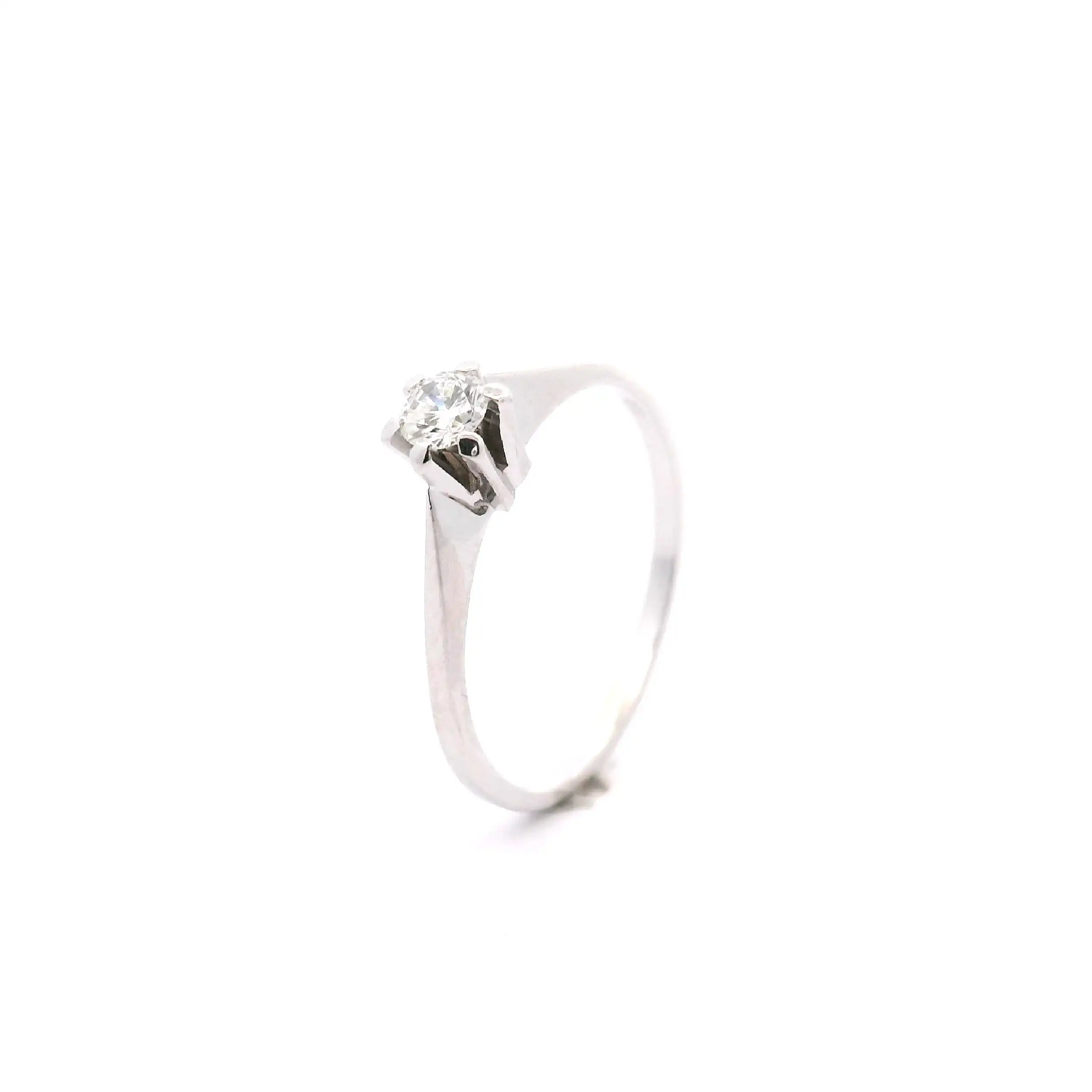 Ring Weißgold mit Brillant