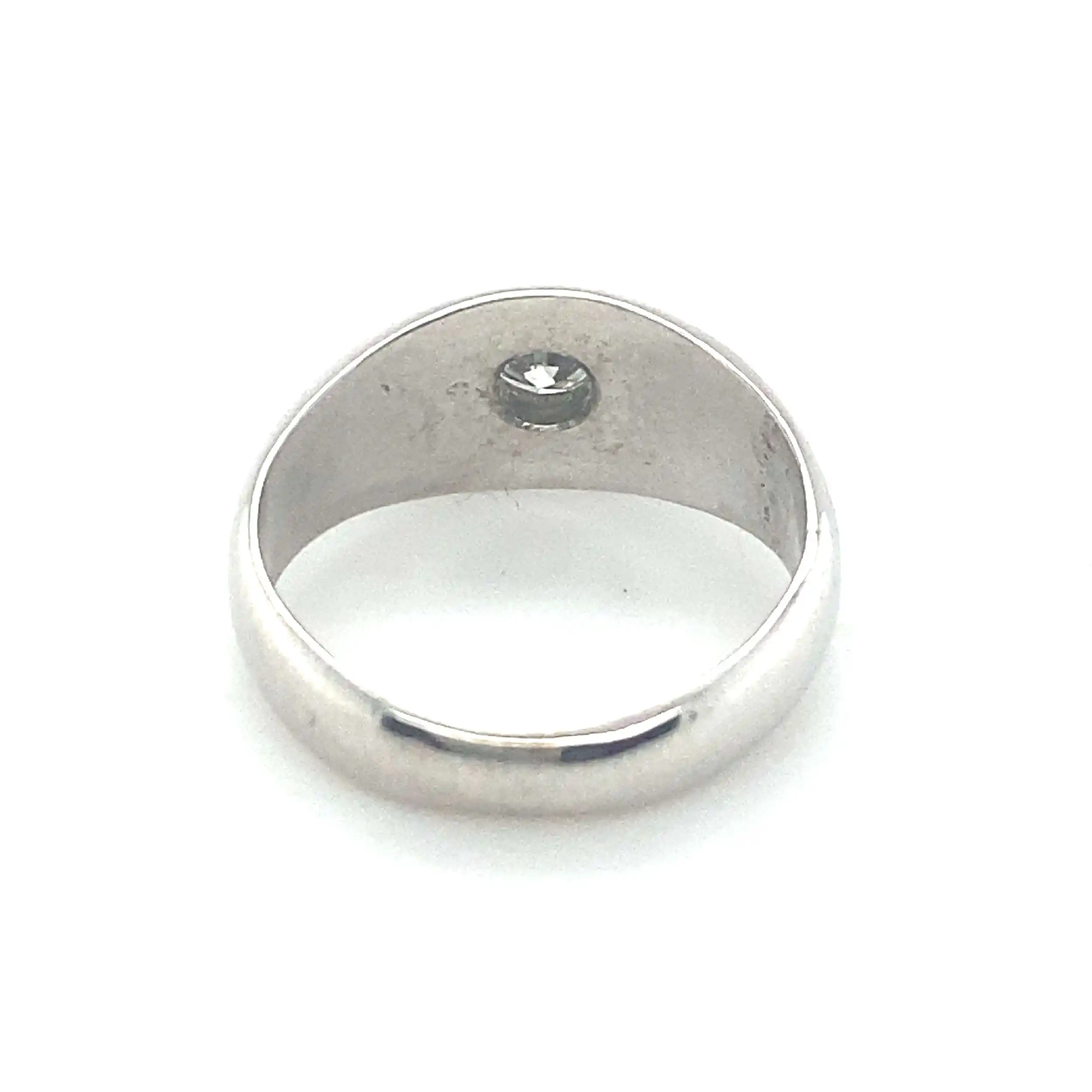 Ring Weißgold mit Brillant Ring Weißgold mit Brillant