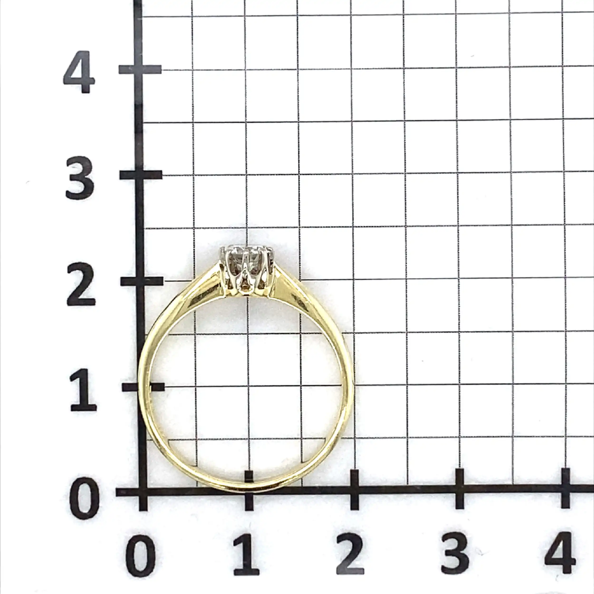 Ring Bicolor mit Brillant Ring Bicolor mit Brillant
