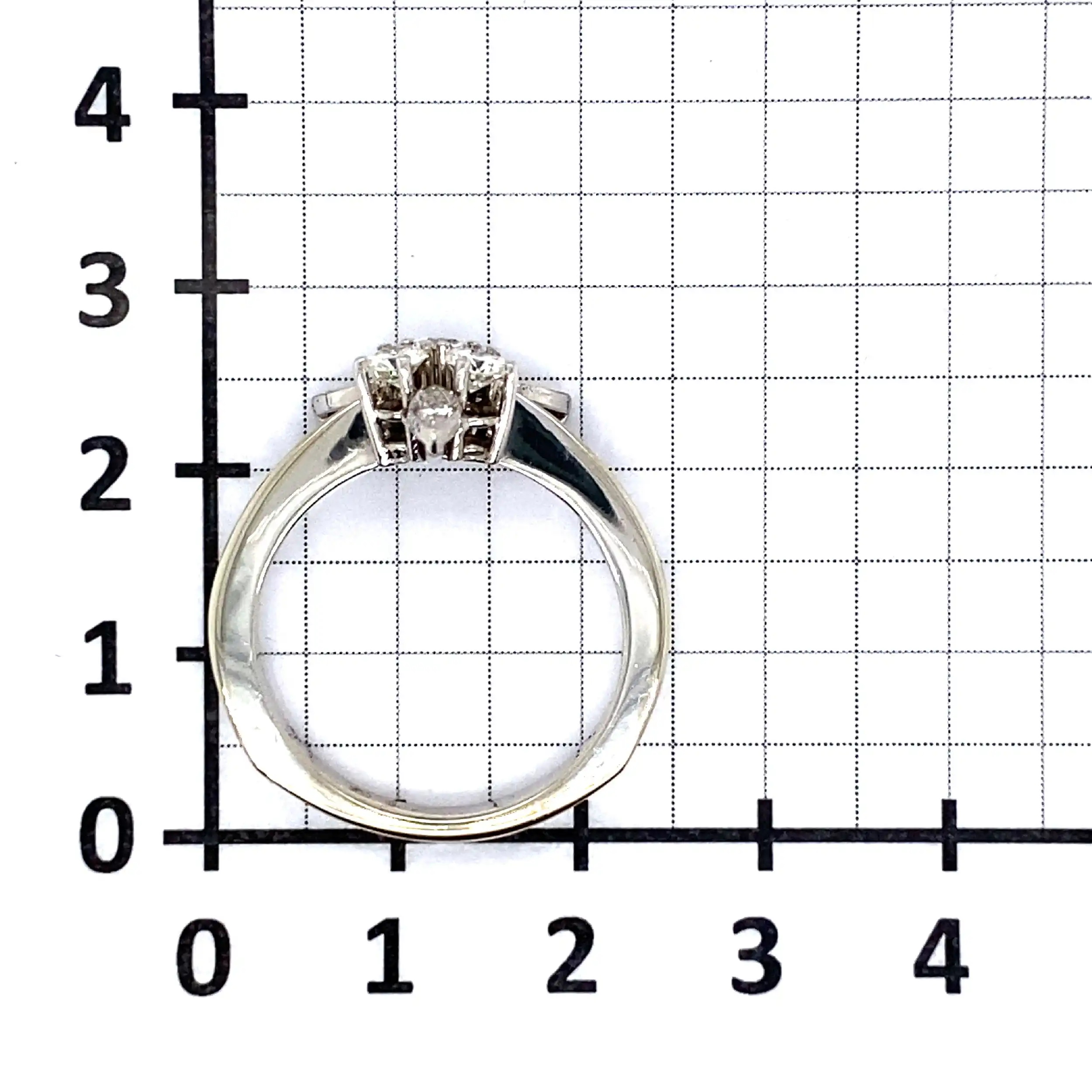 Ring Weißgold mit Brillanten Ring Weißgold mit Brillanten