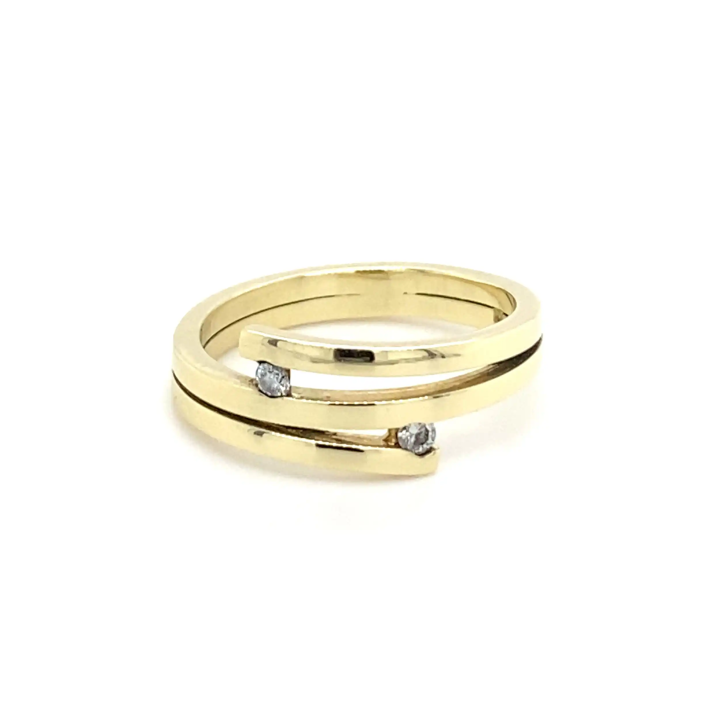 Ring Gelbgold mit Brillanten Ring Gelbgold mit Brillanten