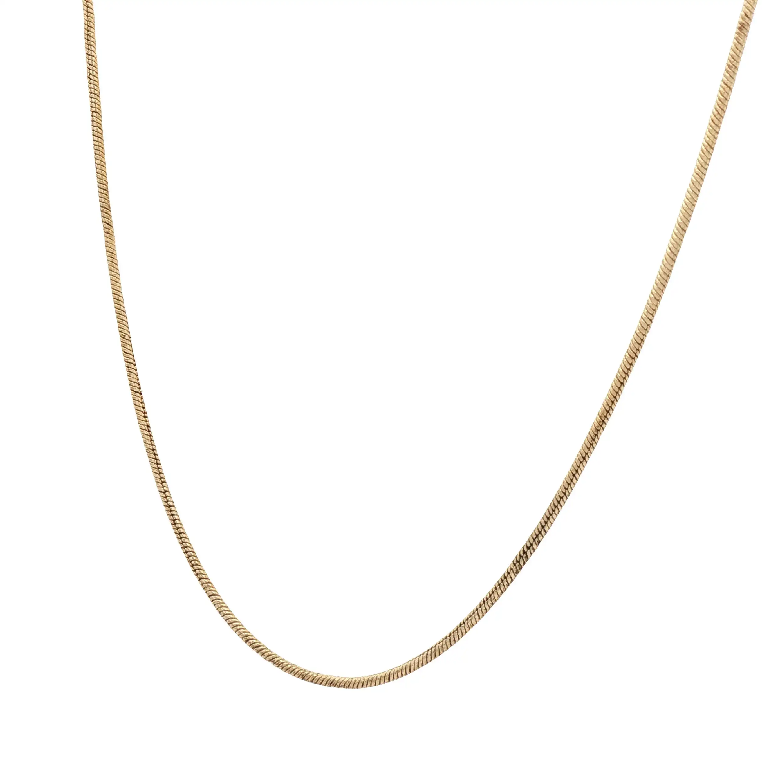 Schlangenkette Gelbgold