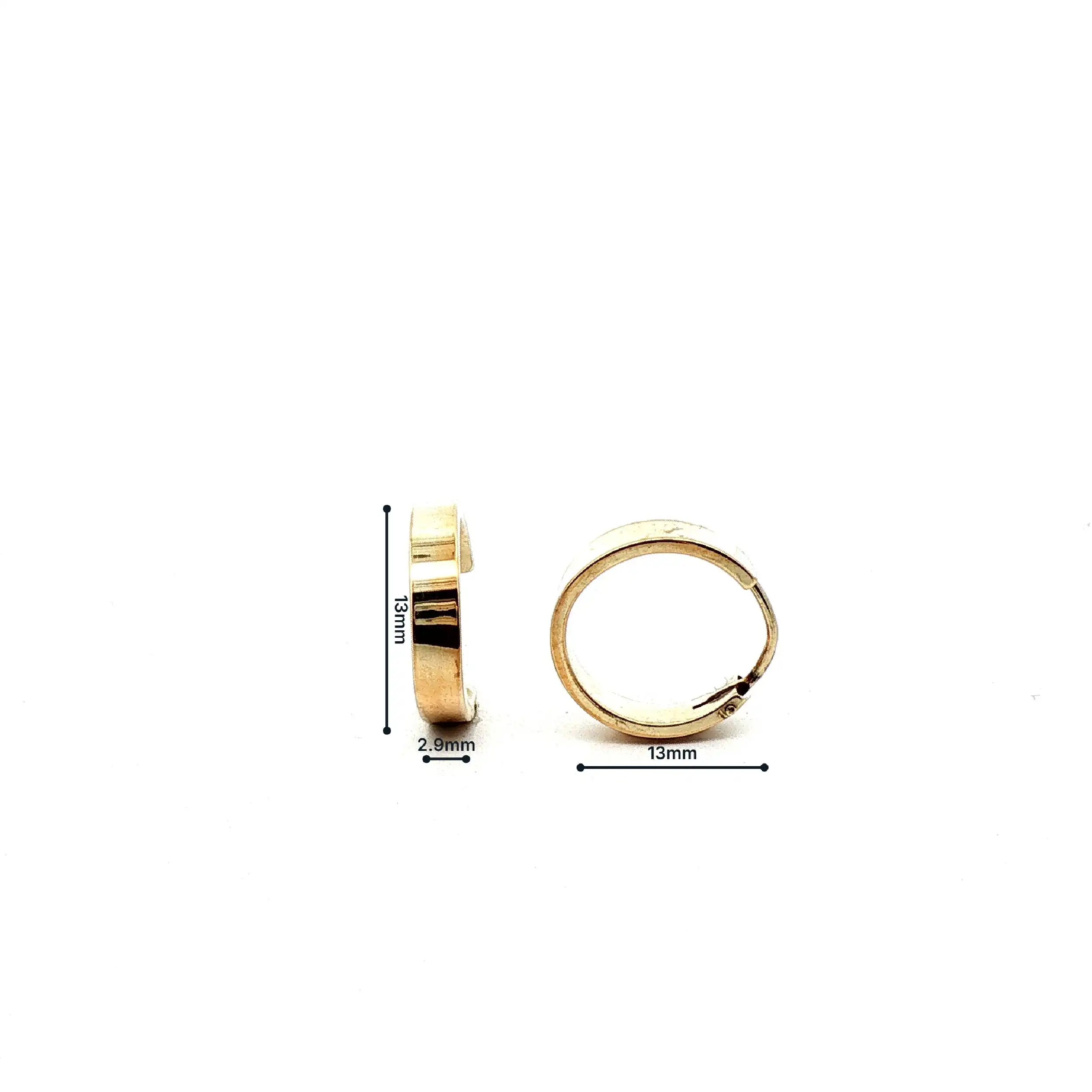 Creolen Gelbgold