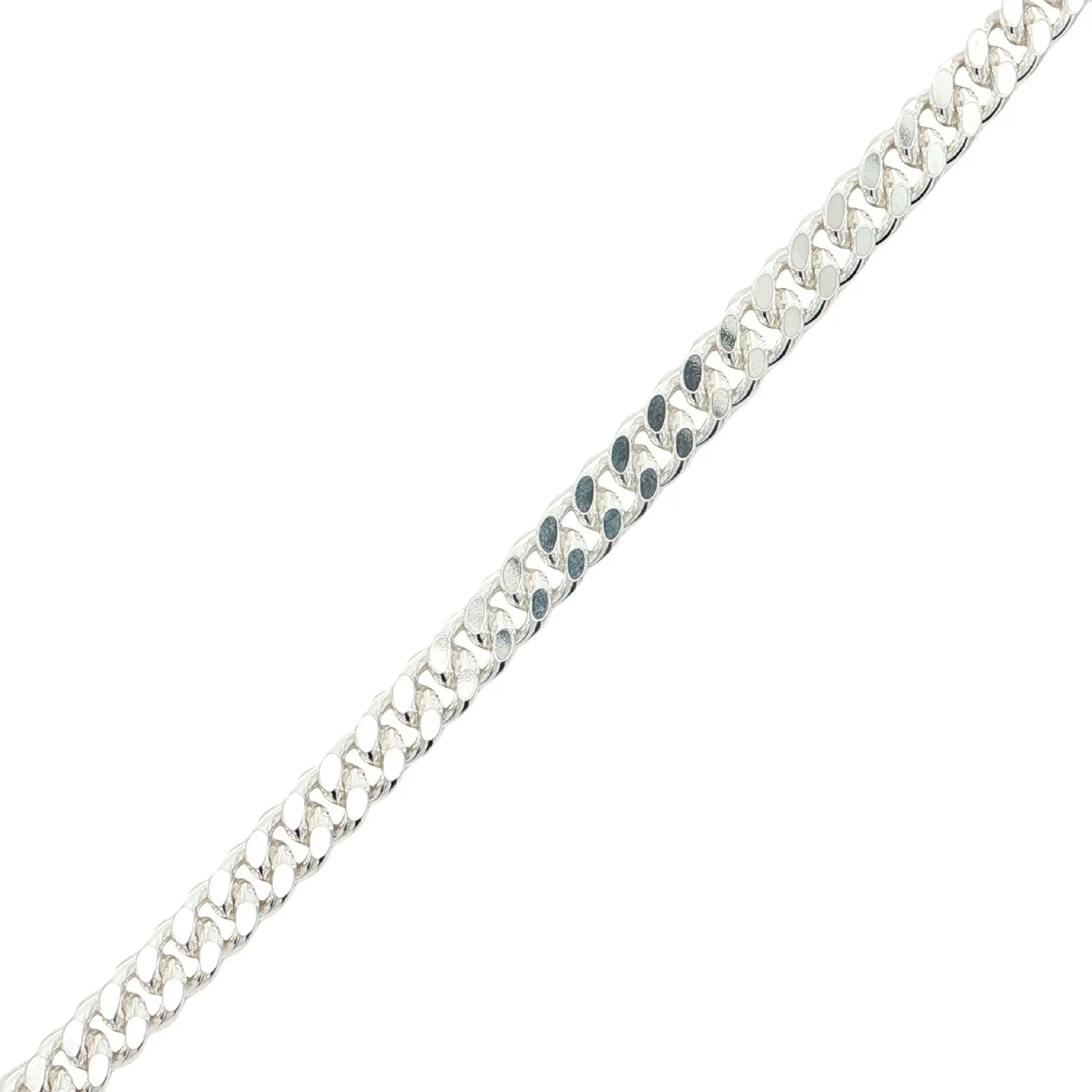 Panzerarmband Silber