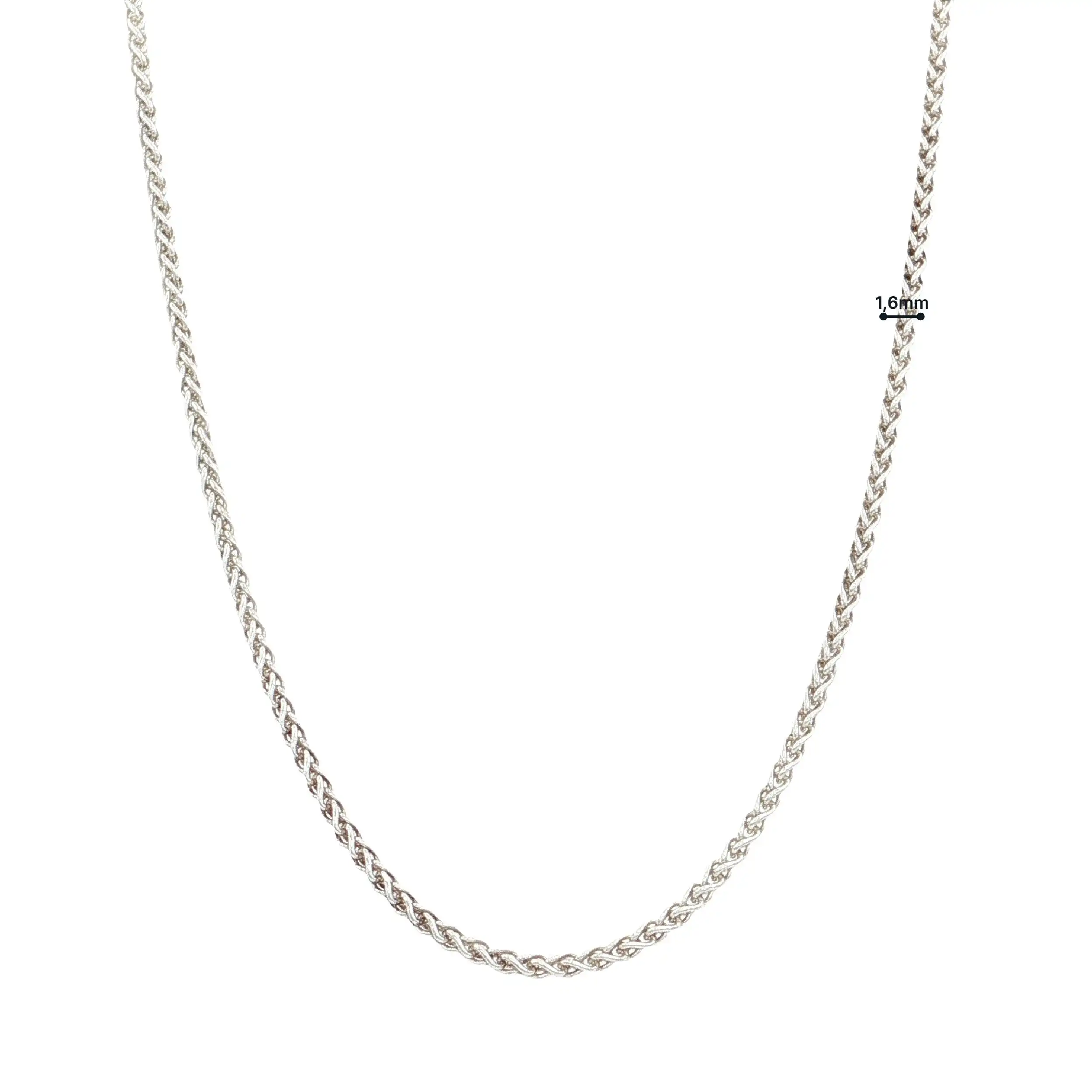 Zopfkette Silber