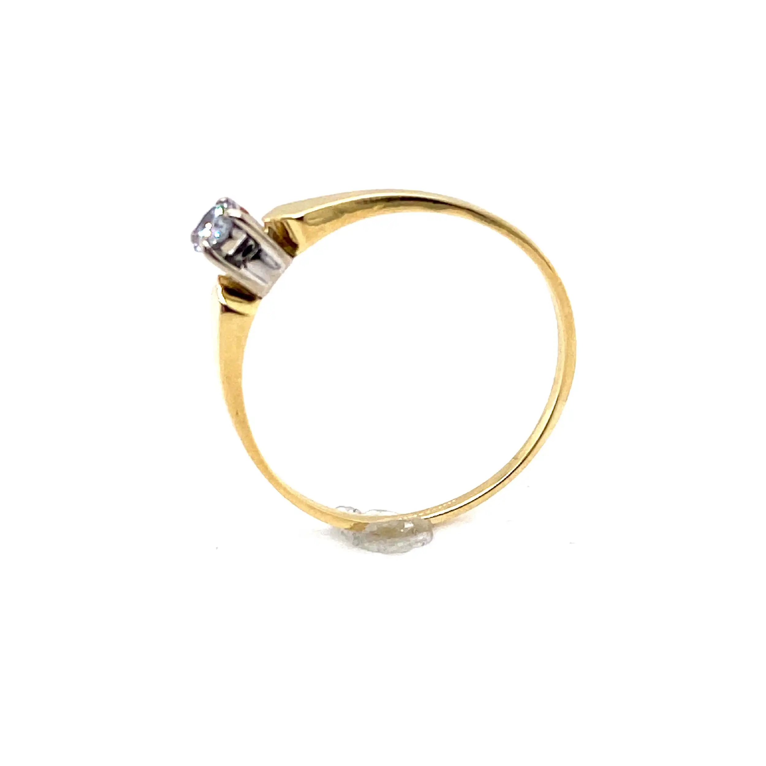 Ring mit Brillant ca. 0,14ct. Ring mit Brillant ca. 0,14ct.
