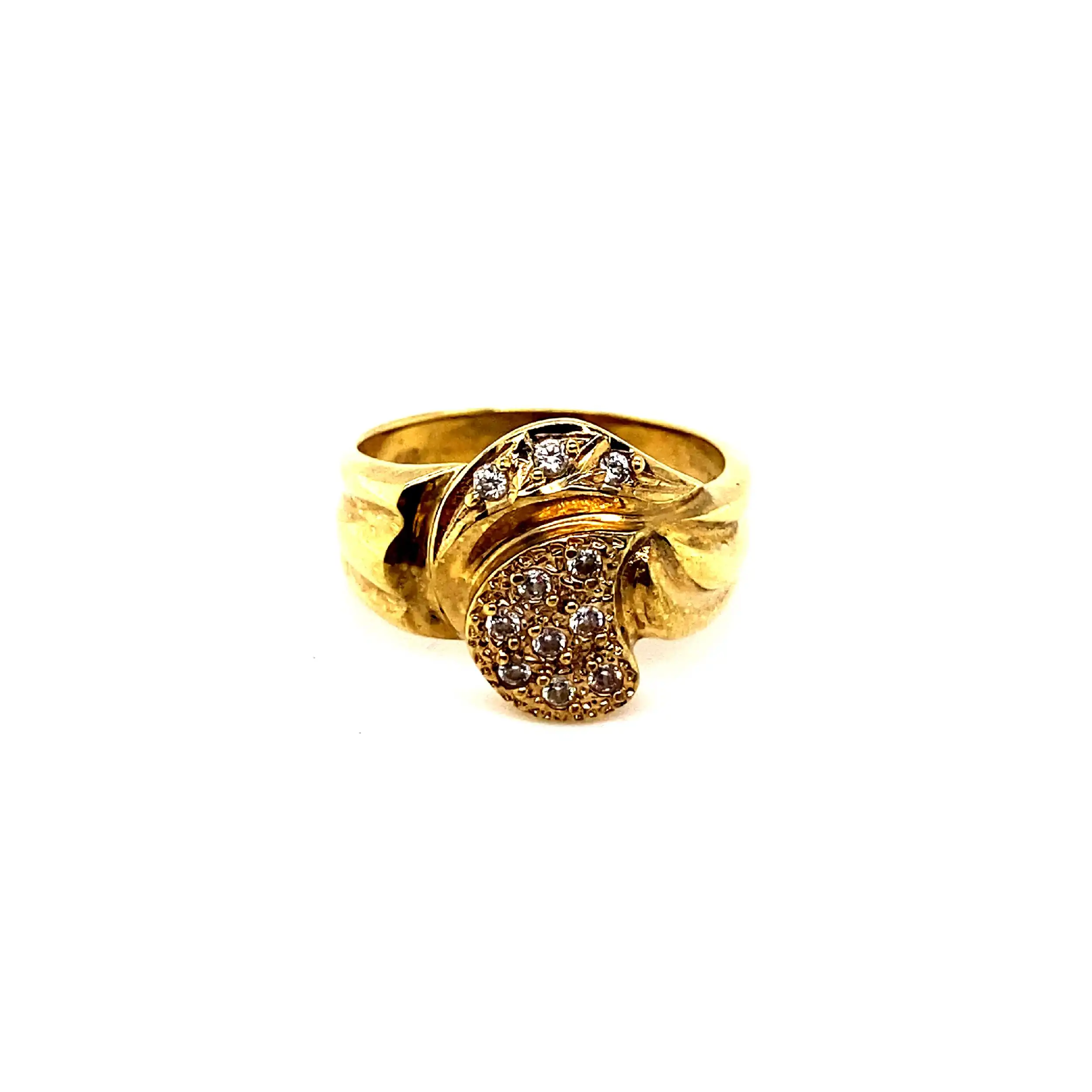 Ring Gelbgold mit Zirkonia Ring Gelbgold mit Zirkonia