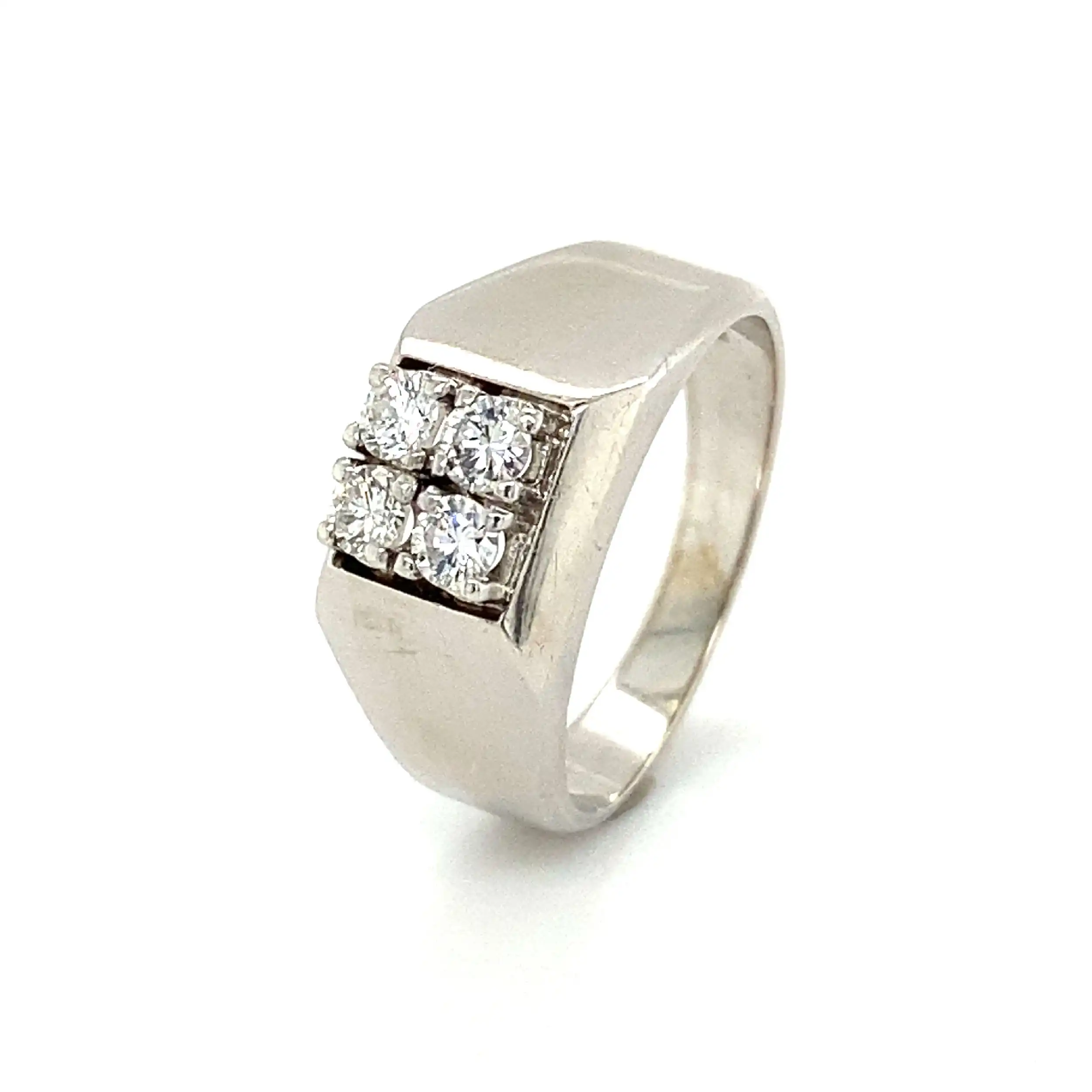 Ring Weißgold mit Brillanten Ring Weißgold mit Brillanten