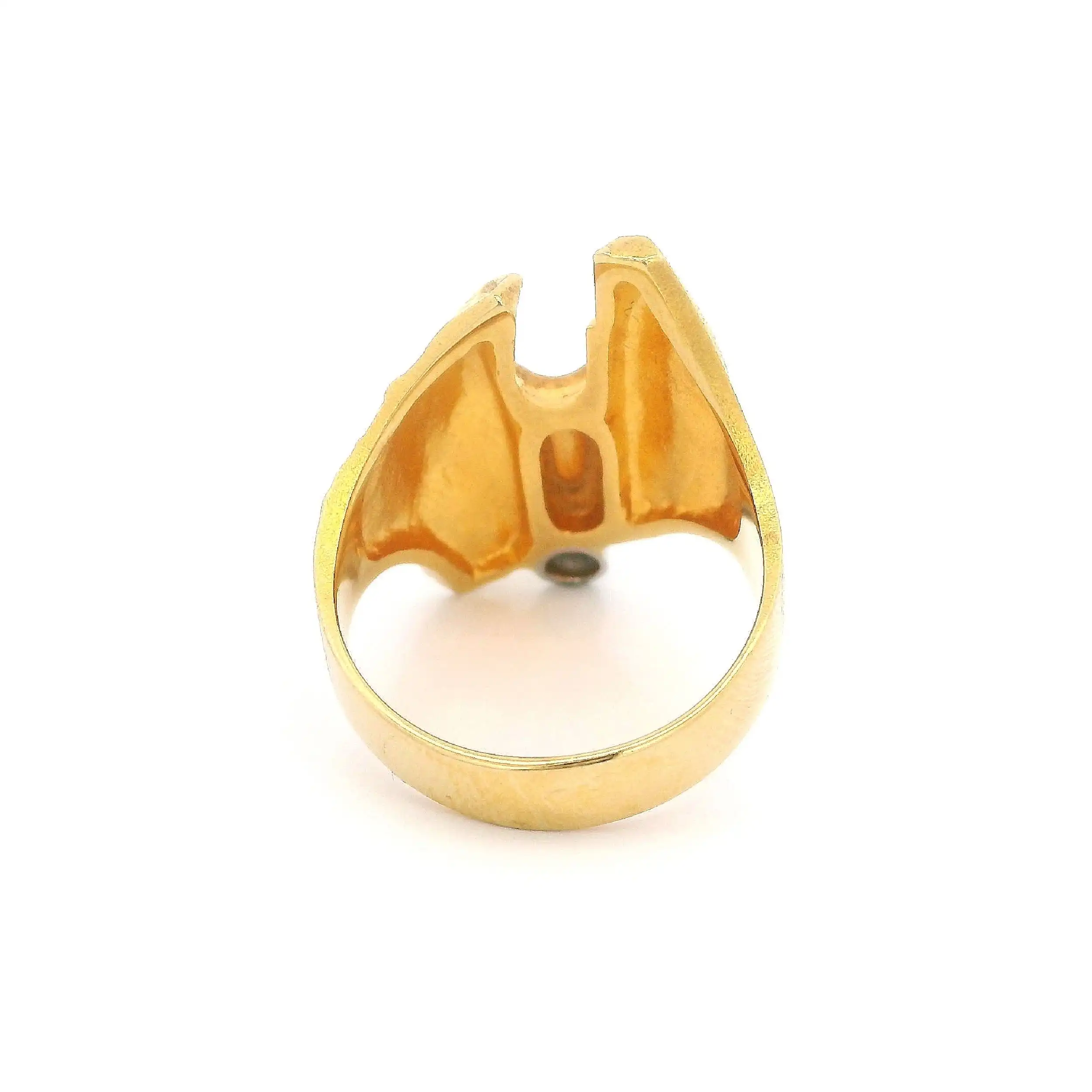 Ring Bicolor Lapponia Björn Weckström 1994 R8 mit Brillant Solitär, graviert mit 0,08ct