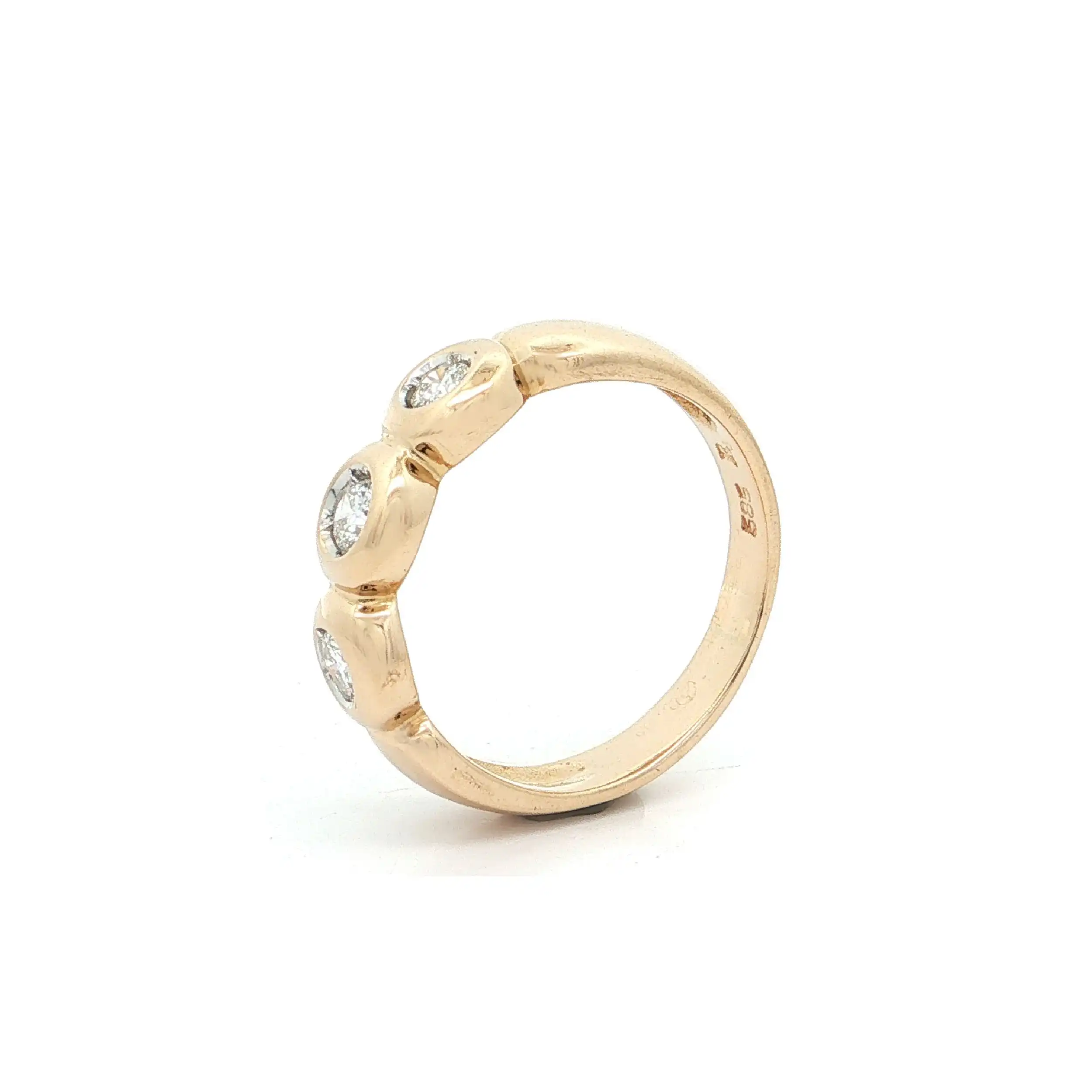 Ring Gelbgold mit Brillanten