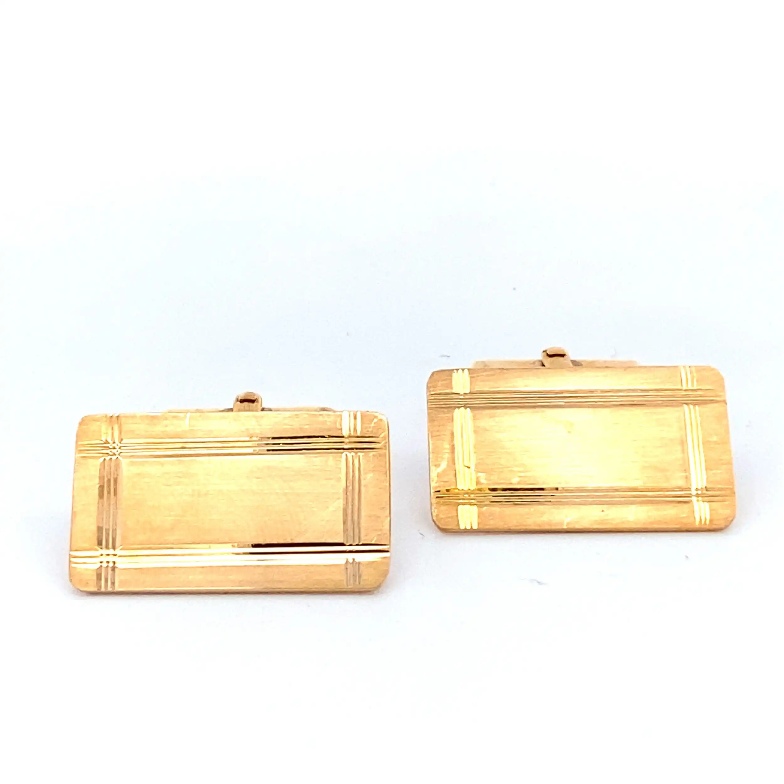 Manschettenknöpfe Gelbgold Manschettenknöpfe Gelbgold