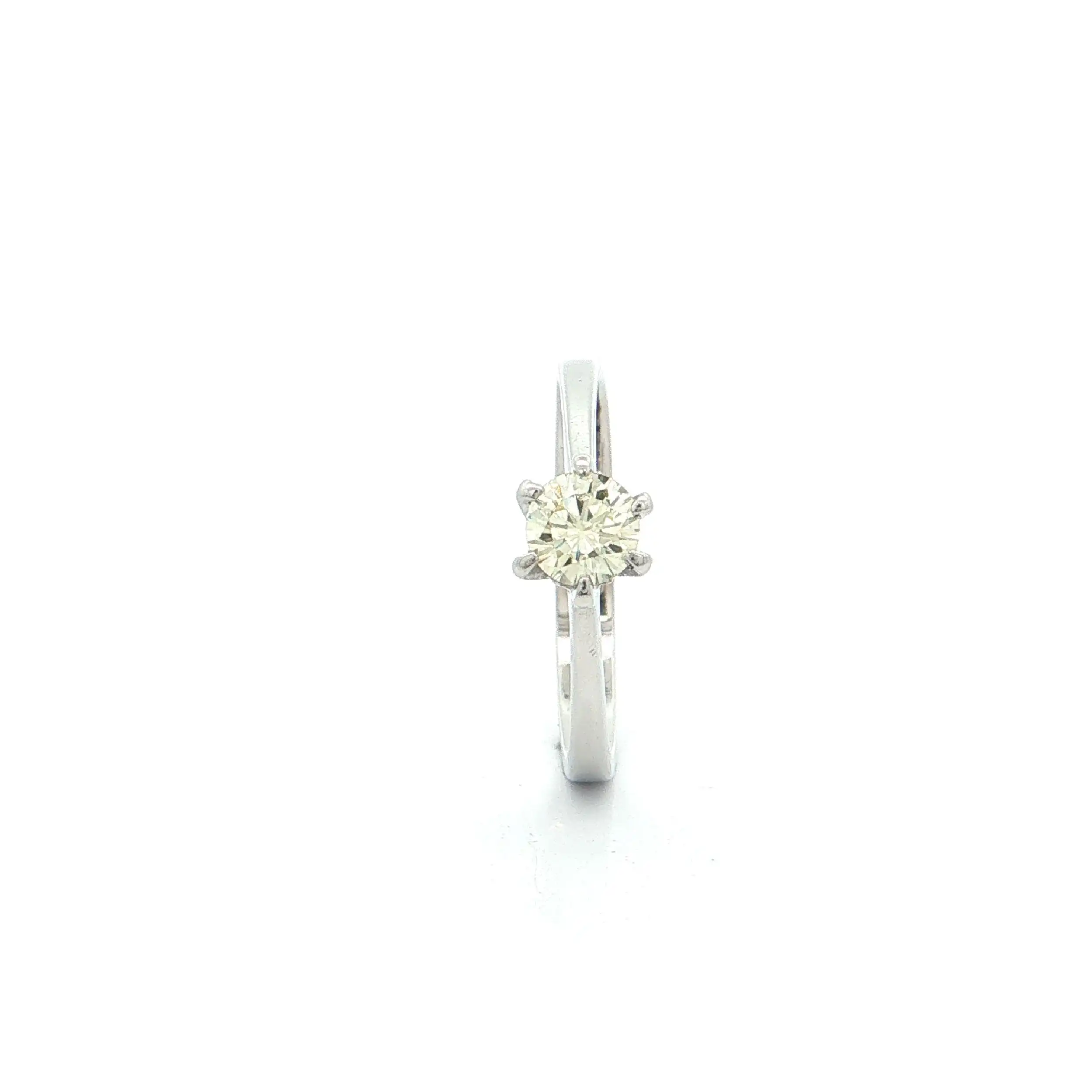 Ring Weißgold mit Brillant Solitär Ring Weißgold mit Brillant Solitär
