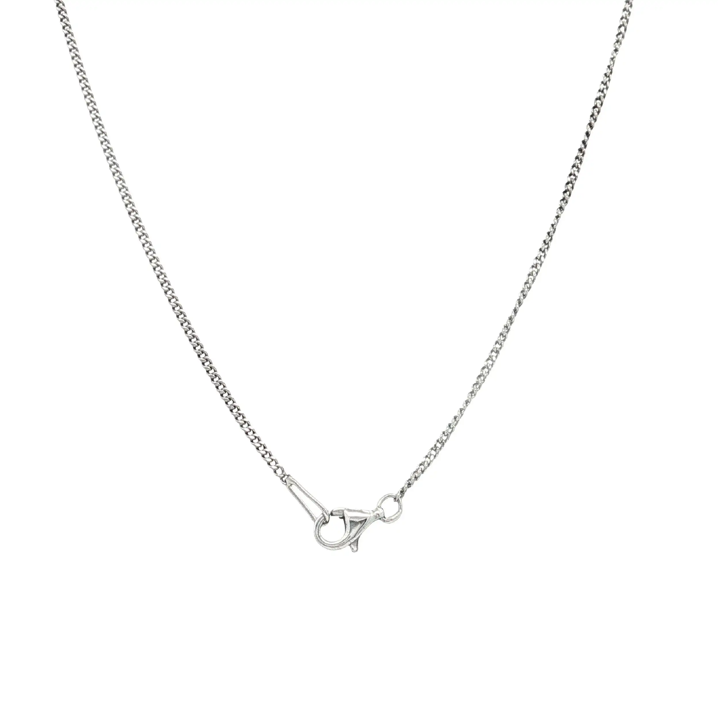 Collier Weißgold verschlungene Herzen mit Diamanten Collier Weißgold verschlungene Herzen mit Diamanten
