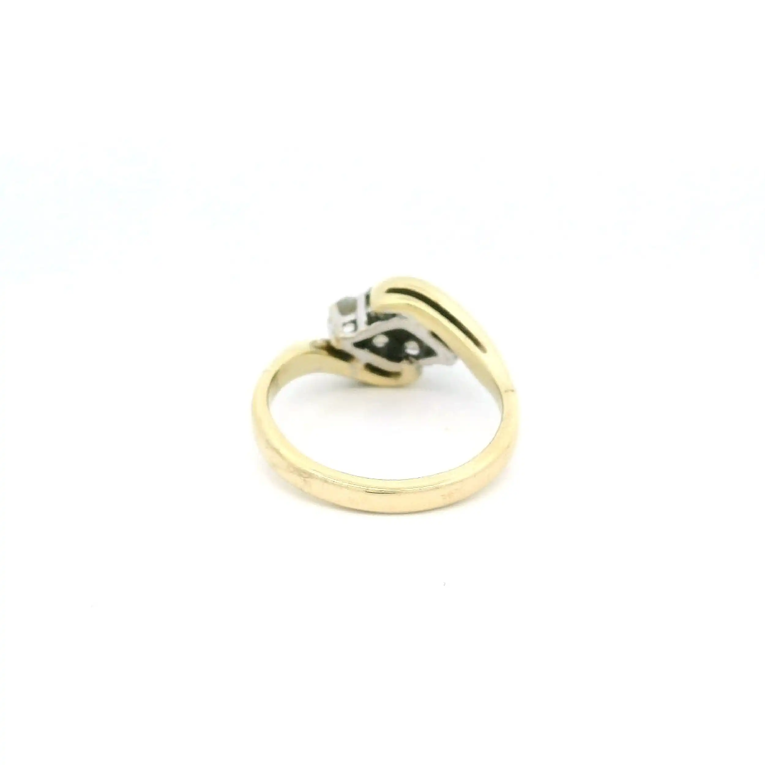 Ring Bicolor mit Brillanten